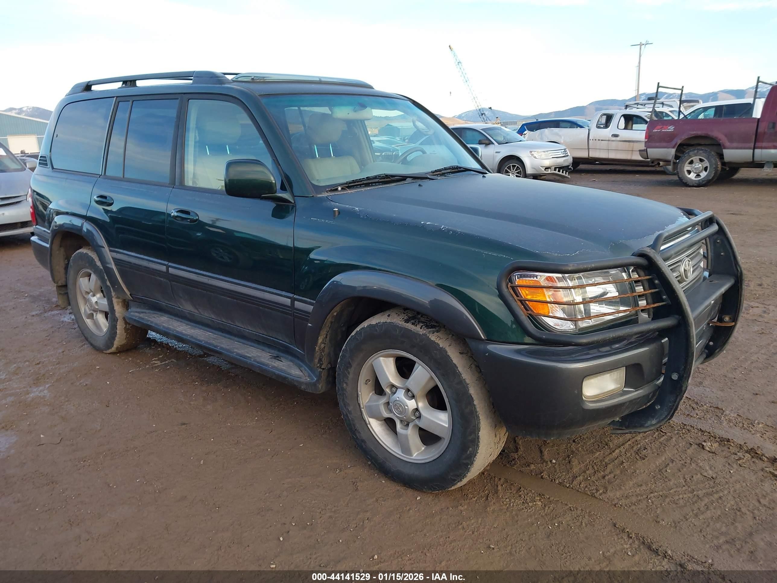 2004 Toyota Land Cruiser   Зеленый vin: JTEHT05J842060187