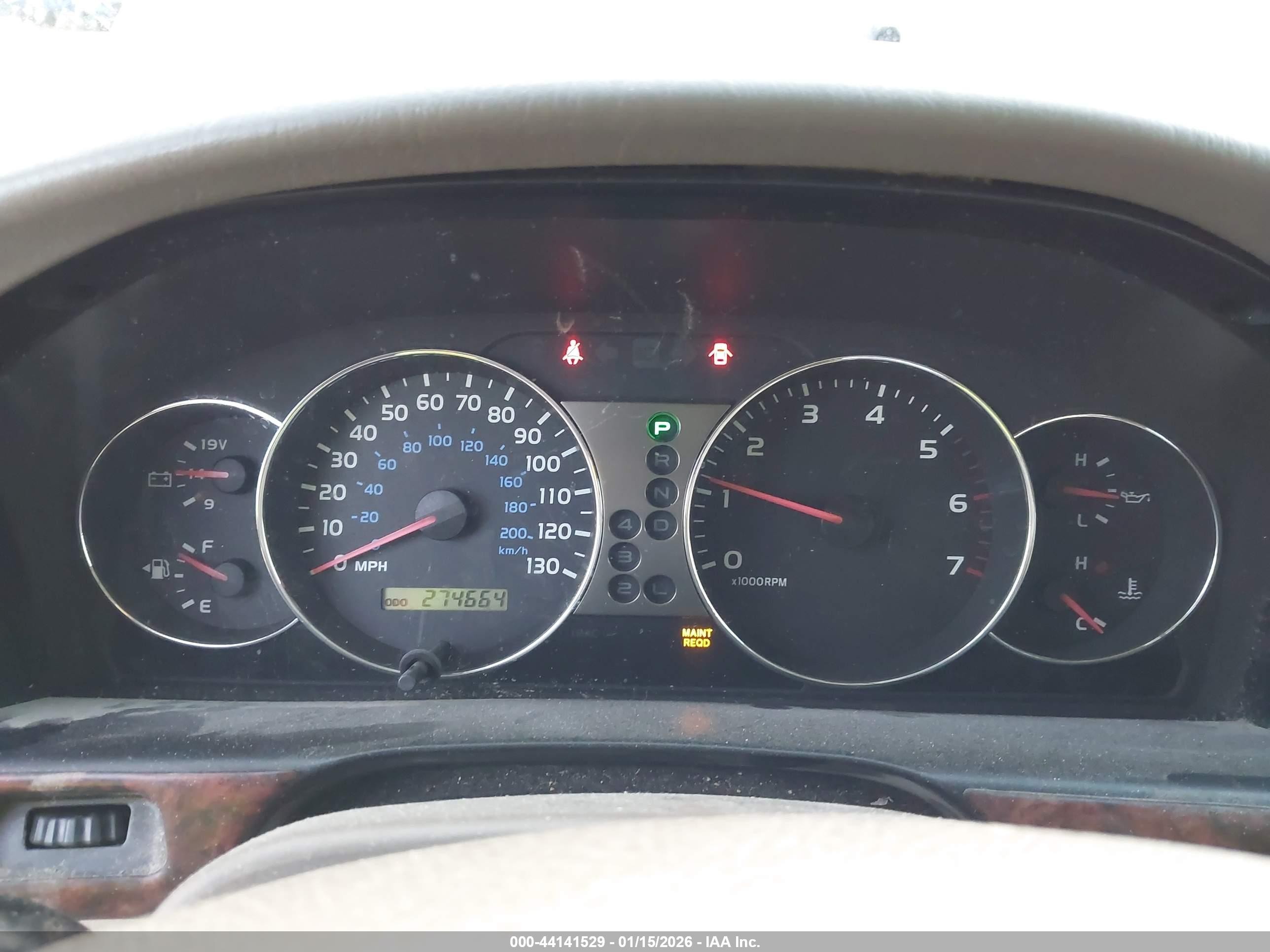 2004 Toyota Land Cruiser   Зеленый vin: JTEHT05J842060187