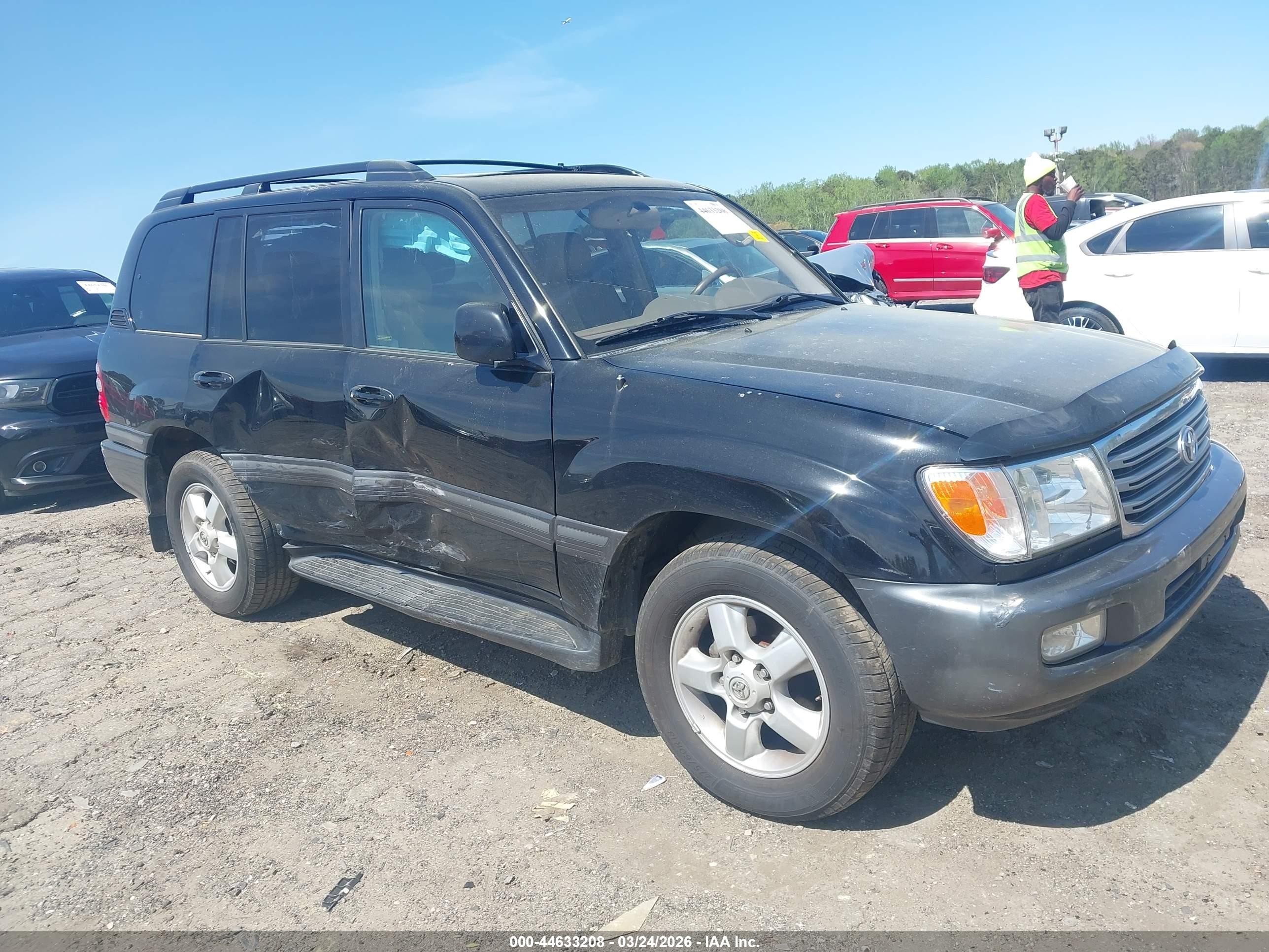 2004 Toyota Land Cruiser   Черный vin: JTEHT05J842065650