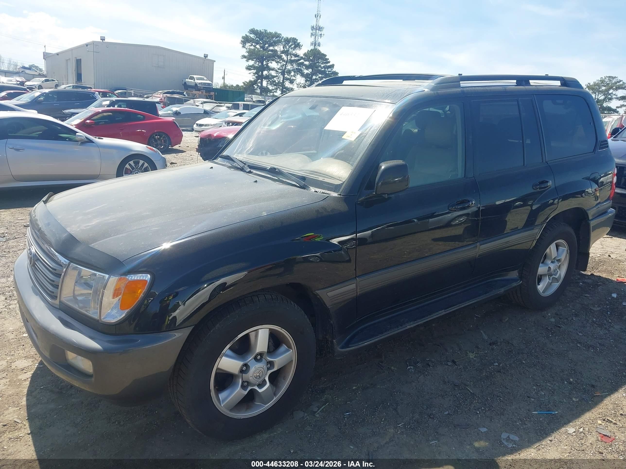 2004 Toyota Land Cruiser   Черный vin: JTEHT05J842065650