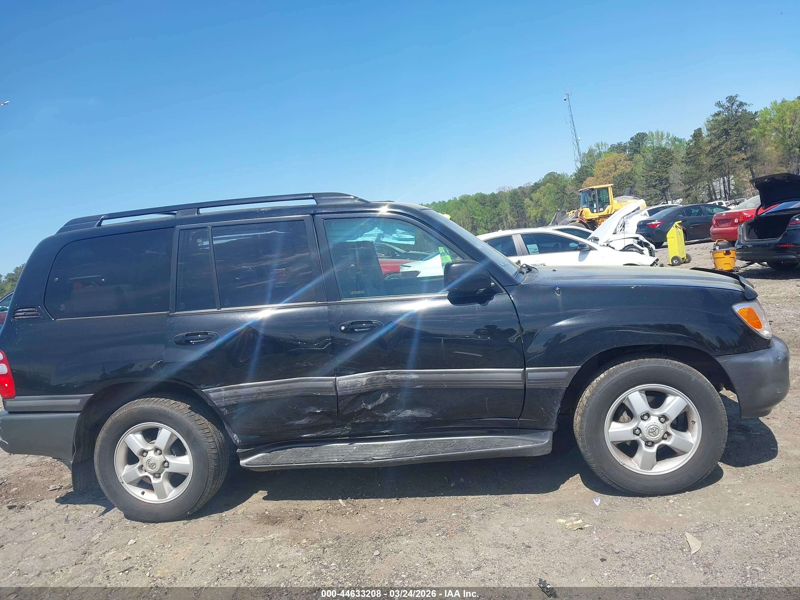 2004 Toyota Land Cruiser   Черный vin: JTEHT05J842065650