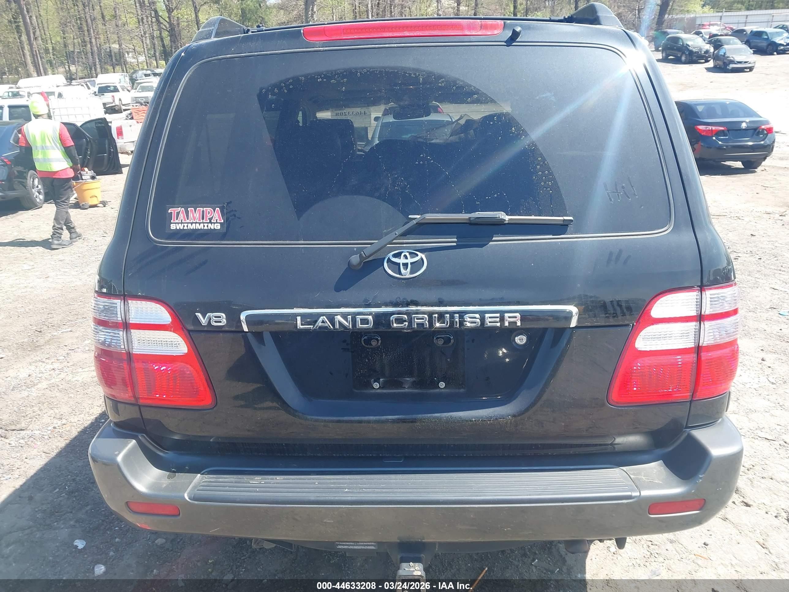 2004 Toyota Land Cruiser   Черный vin: JTEHT05J842065650