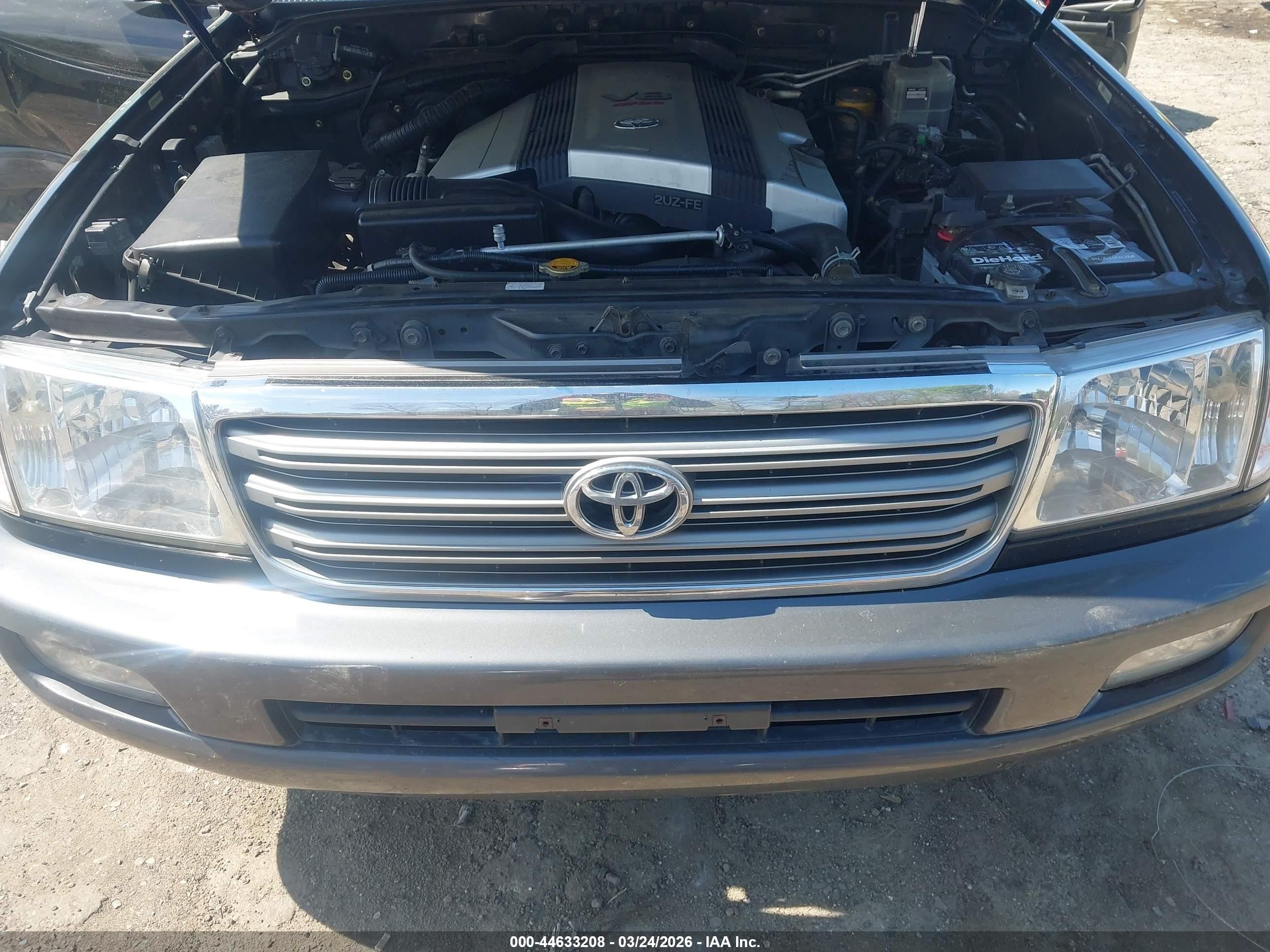 2004 Toyota Land Cruiser   Черный vin: JTEHT05J842065650