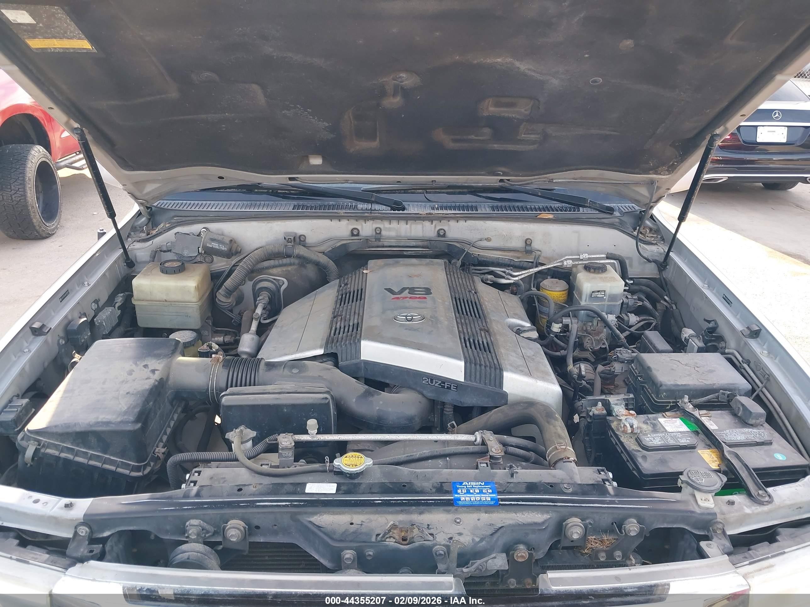 2007 Toyota Land Cruiser V8 Серебряный vin: JTEHT05J872106508