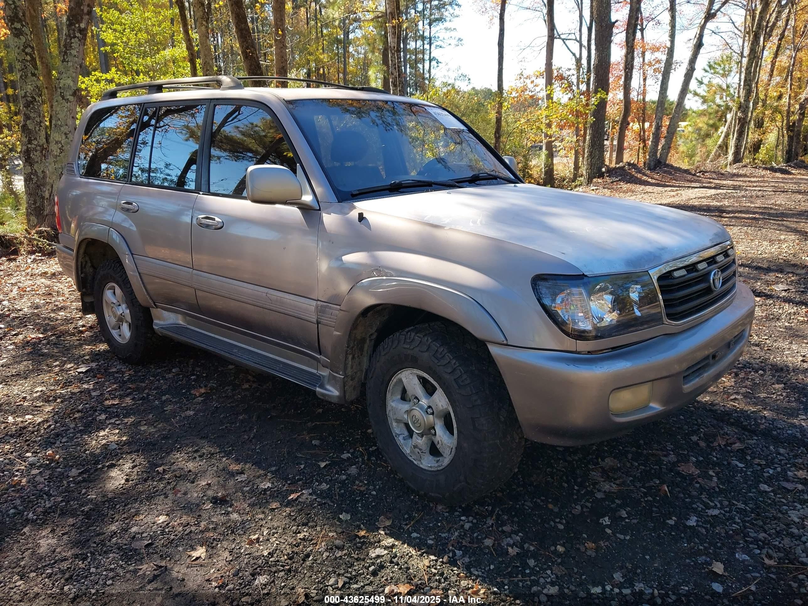 2001 Toyota Land Cruiser   Gold vin: JTEHT05J912000978