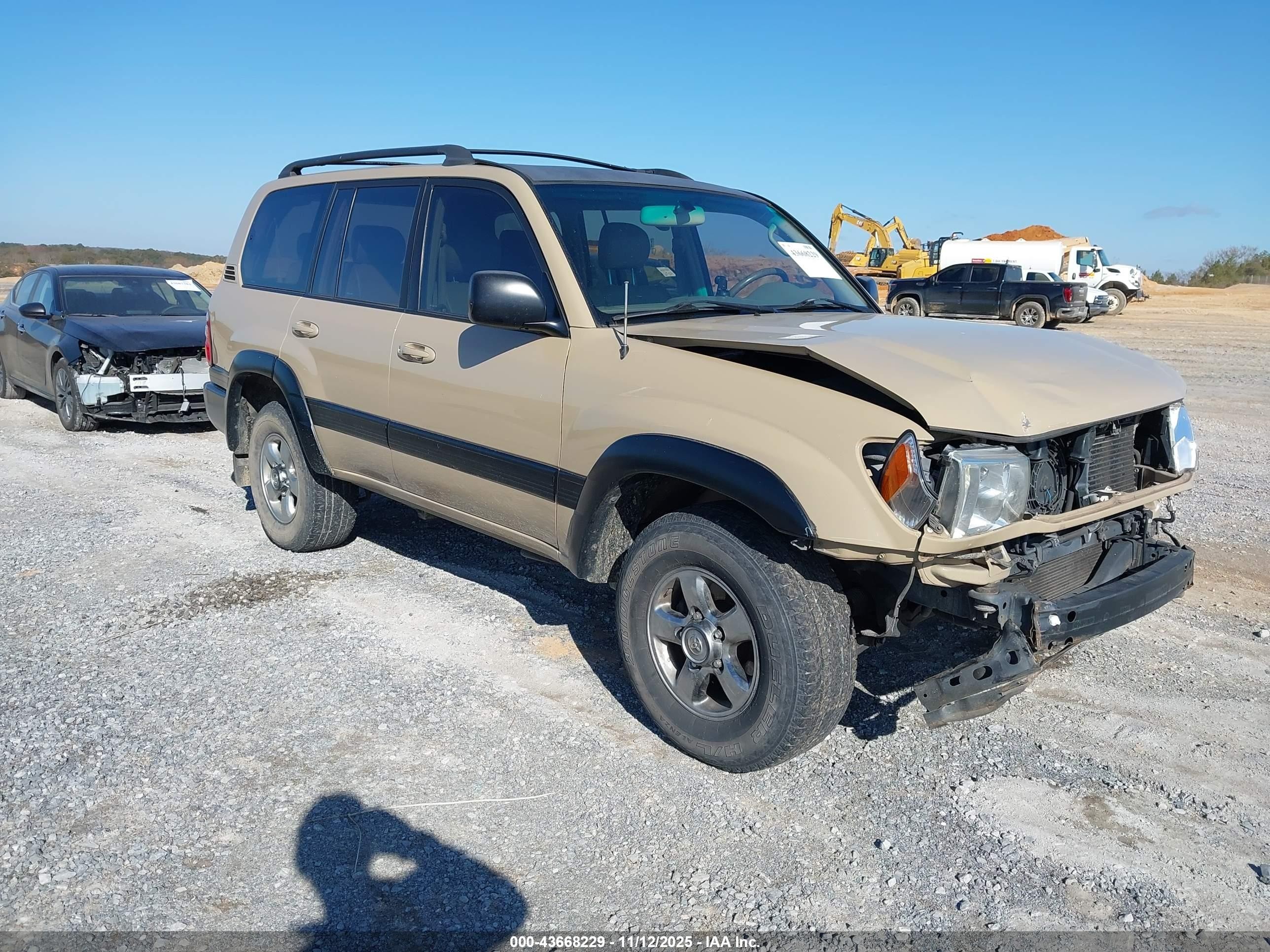 2001 Toyota Land Cruiser   Tan vin: JTEHT05J912009681