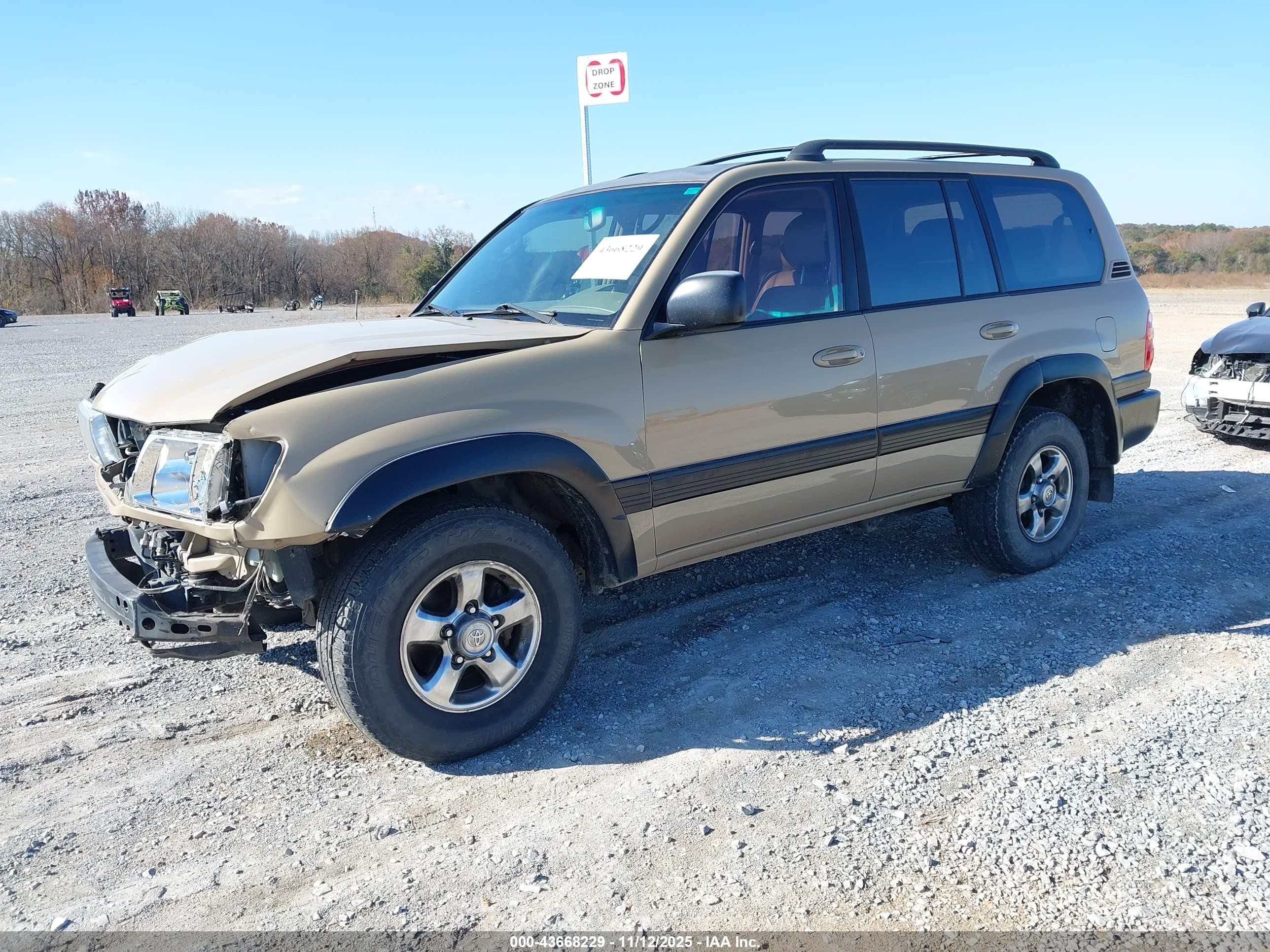 2001 Toyota Land Cruiser   Tan vin: JTEHT05J912009681