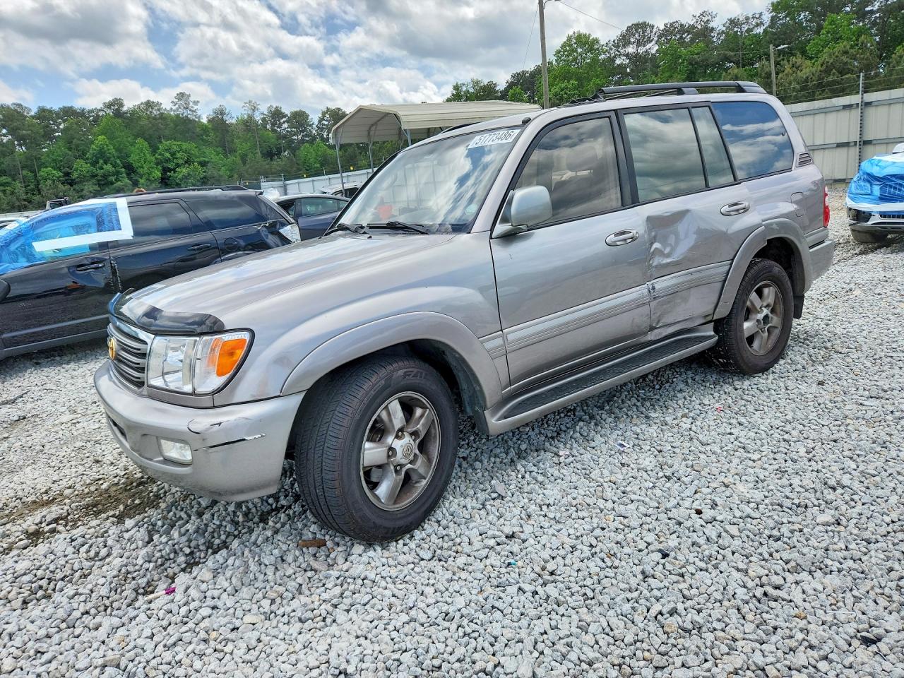 2003 Toyota Land Cruiser Base Charcoal vin: JTEHT05J932034633