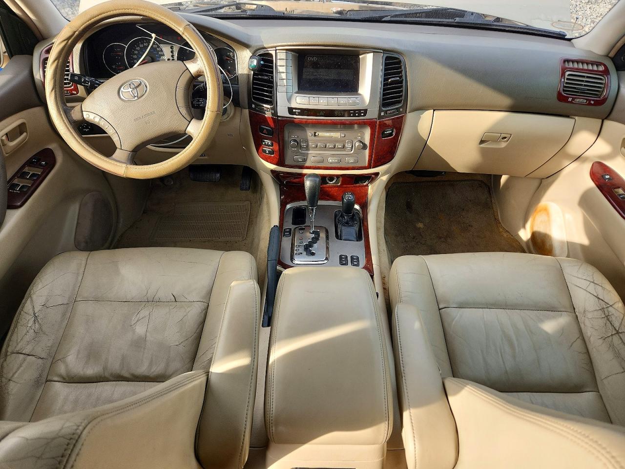 2003 Toyota Land Cruiser Beige vin: JTEHT05J932050606