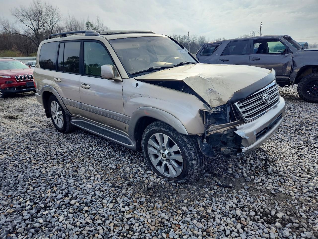2003 Toyota Land Cruiser Beige vin: JTEHT05J932050606