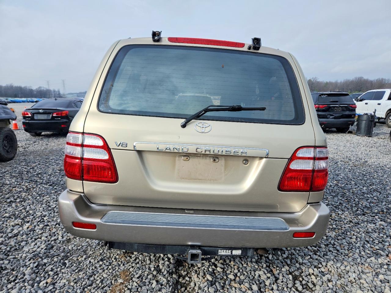 2003 Toyota Land Cruiser Beige vin: JTEHT05J932050606