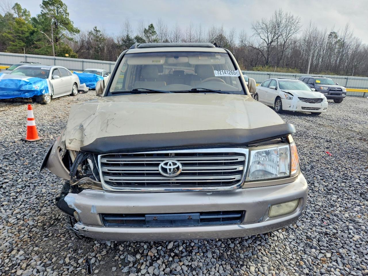 2003 Toyota Land Cruiser Beige vin: JTEHT05J932050606