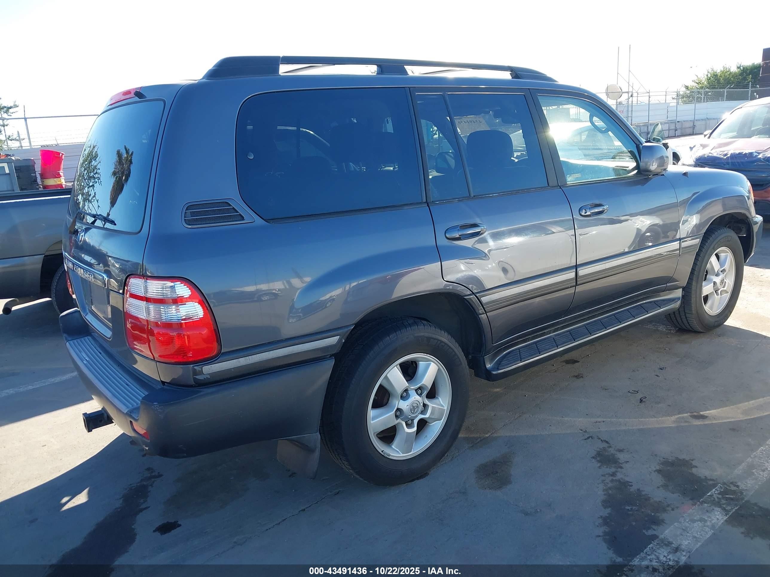 2004 Toyota Land Cruiser   Серый vin: JTEHT05J942068041