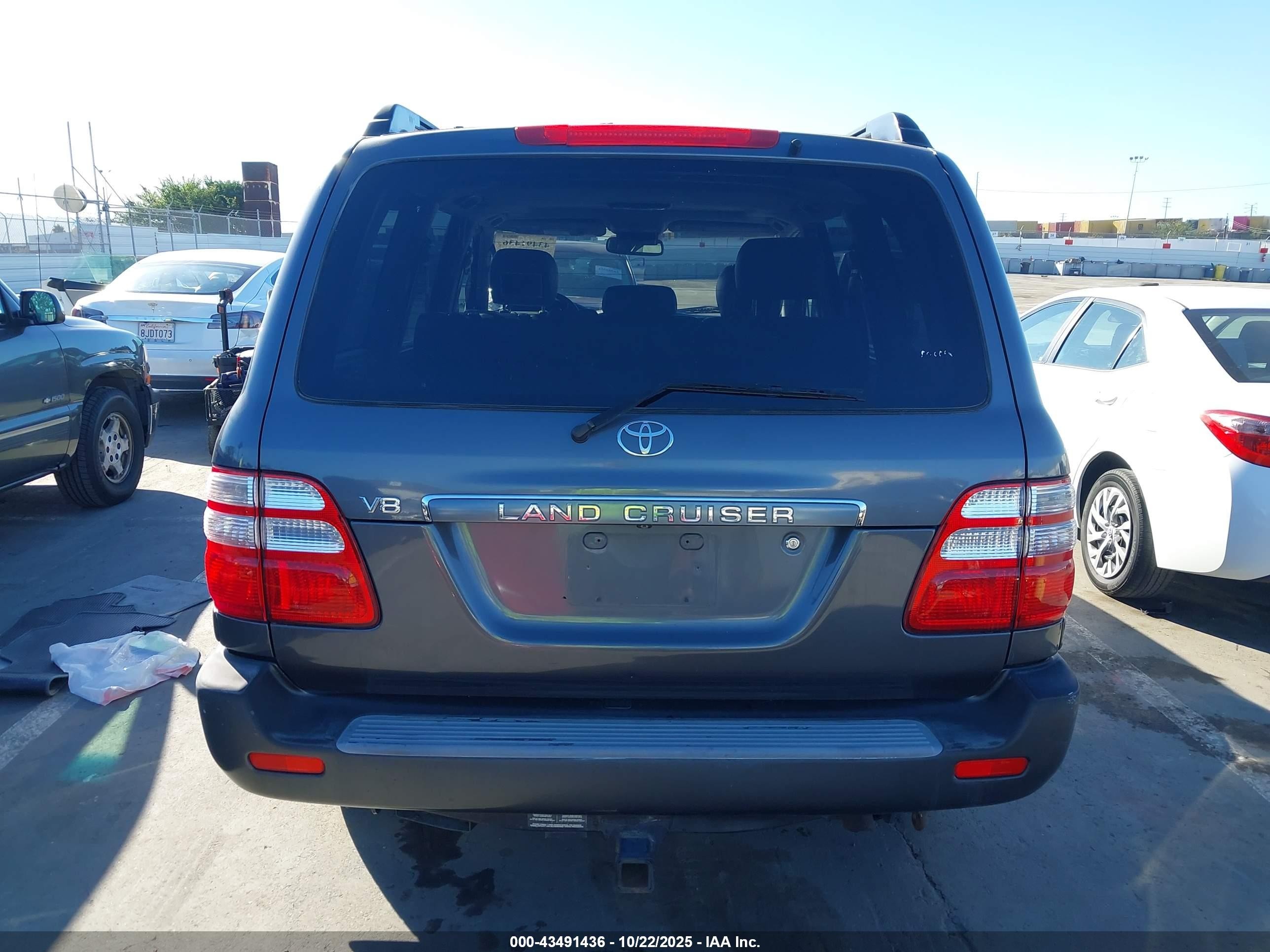 2004 Toyota Land Cruiser   Серый vin: JTEHT05J942068041