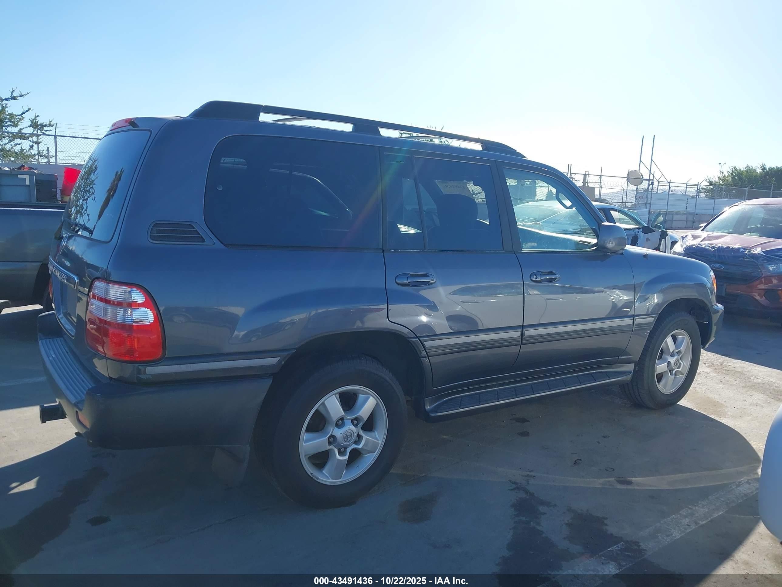 2004 Toyota Land Cruiser   Серый vin: JTEHT05J942068041