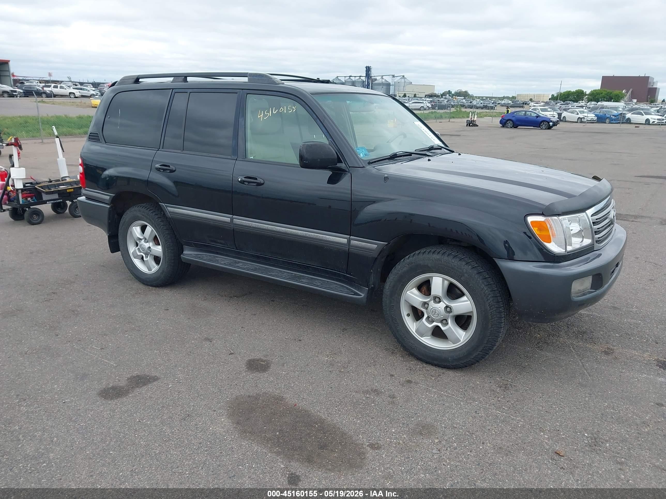 2005 Toyota Land Cruiser V8 Black vin: JTEHT05J952075105