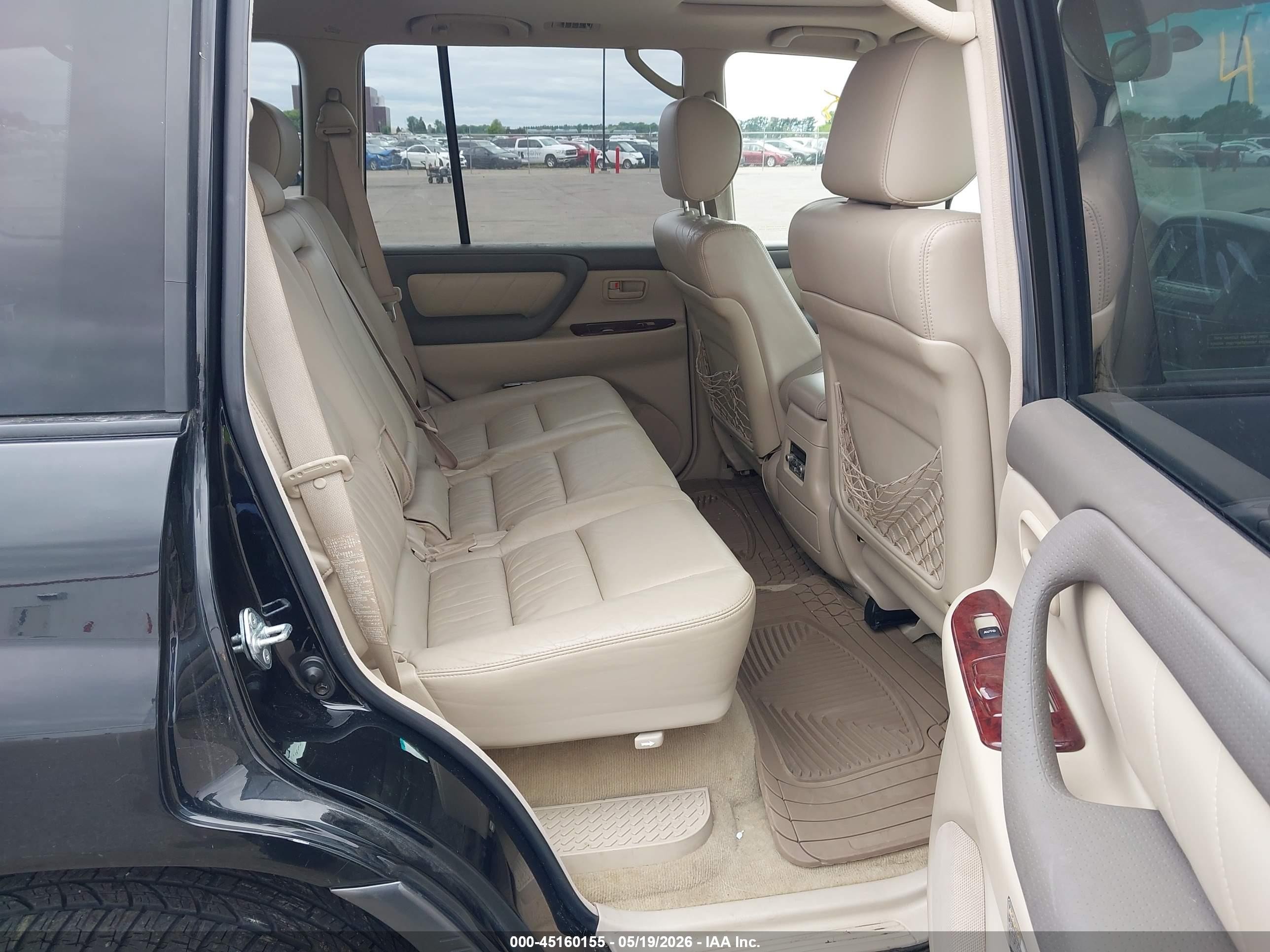 2005 Toyota Land Cruiser V8 Black vin: JTEHT05J952075105