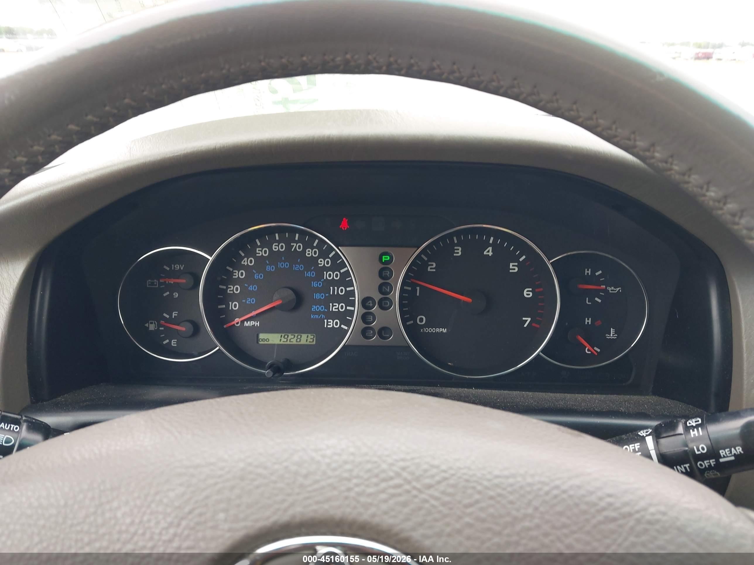 2005 Toyota Land Cruiser V8 Black vin: JTEHT05J952075105