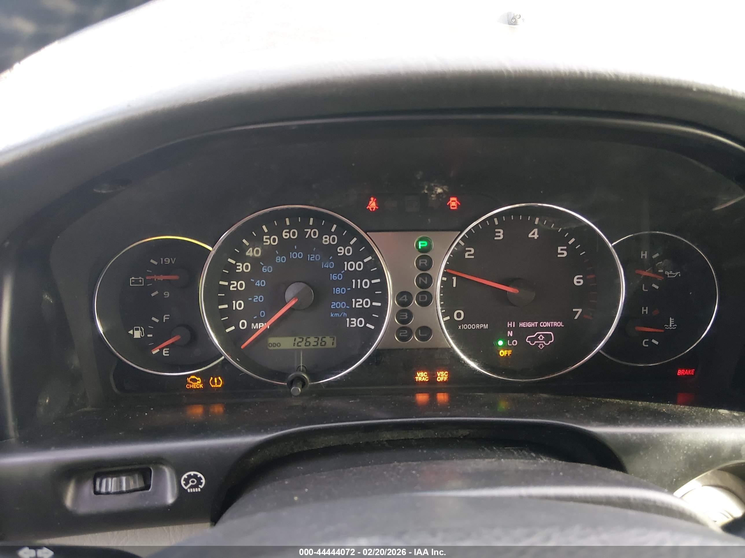 2006 Toyota Land Cruiser V8 Black vin: JTEHT05J962085490