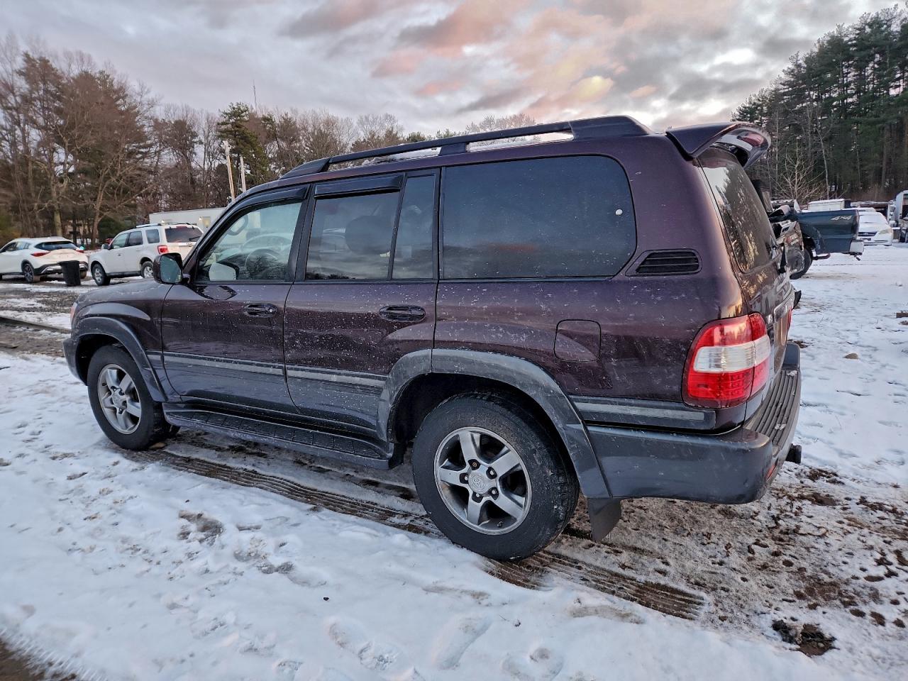 2006 Toyota Land Cruiser Темно-бордовый vin: JTEHT05J962100974