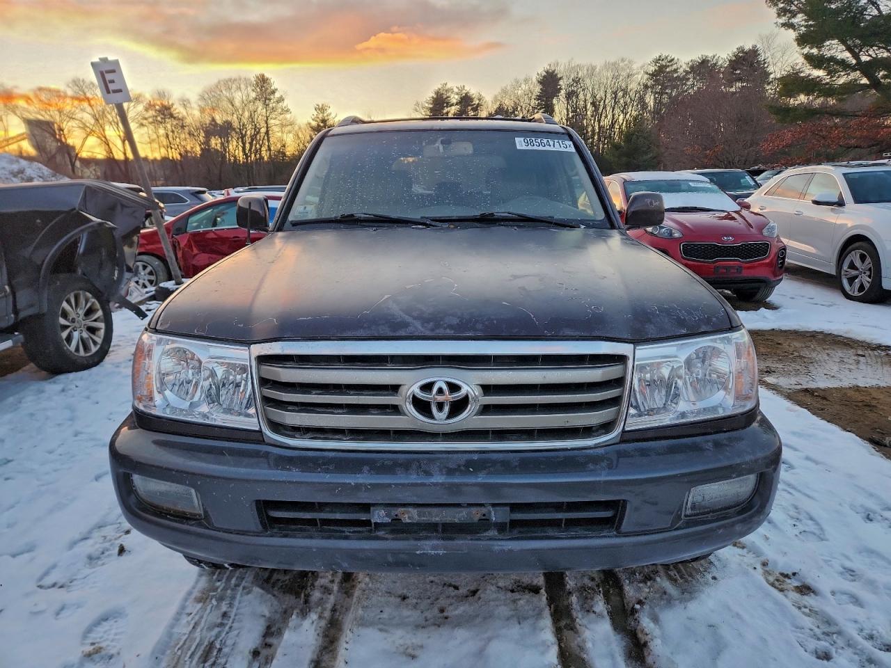 2006 Toyota Land Cruiser Темно-бордовый vin: JTEHT05J962100974