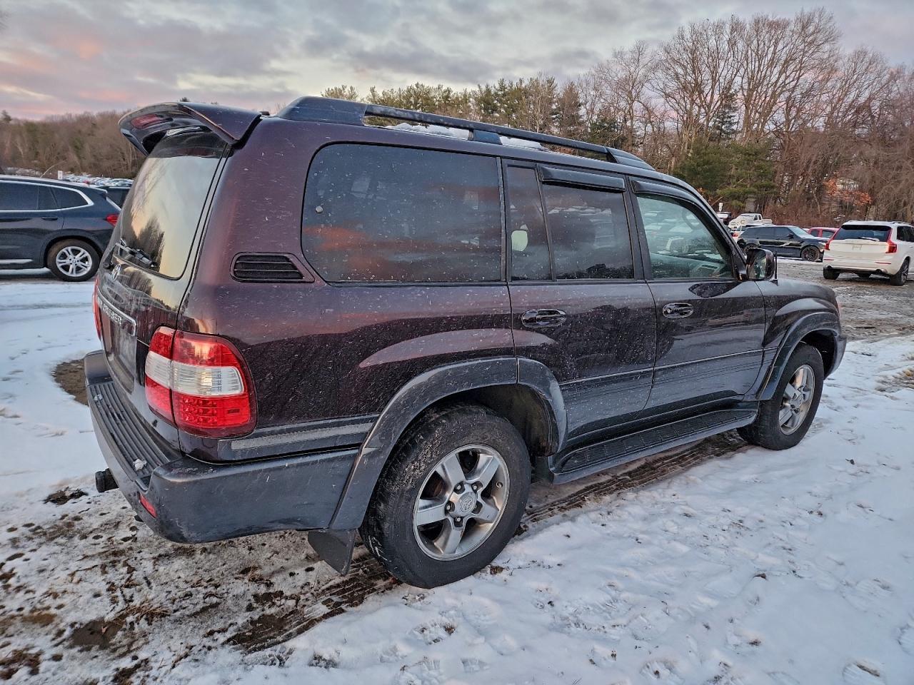2006 Toyota Land Cruiser Темно-бордовый vin: JTEHT05J962100974
