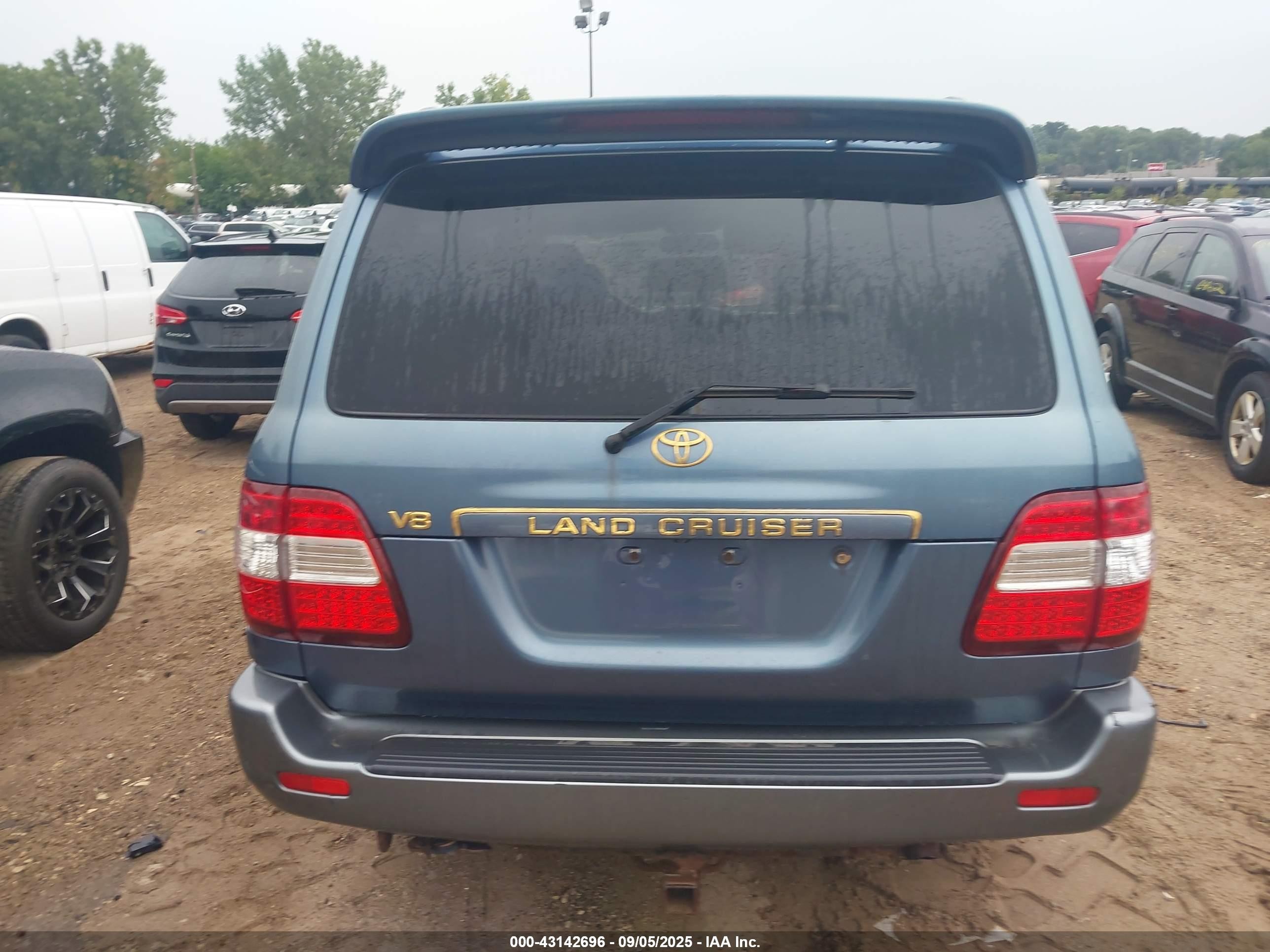 2006 Toyota Land Cruiser V8 Blue vin: JTEHT05J962101283
