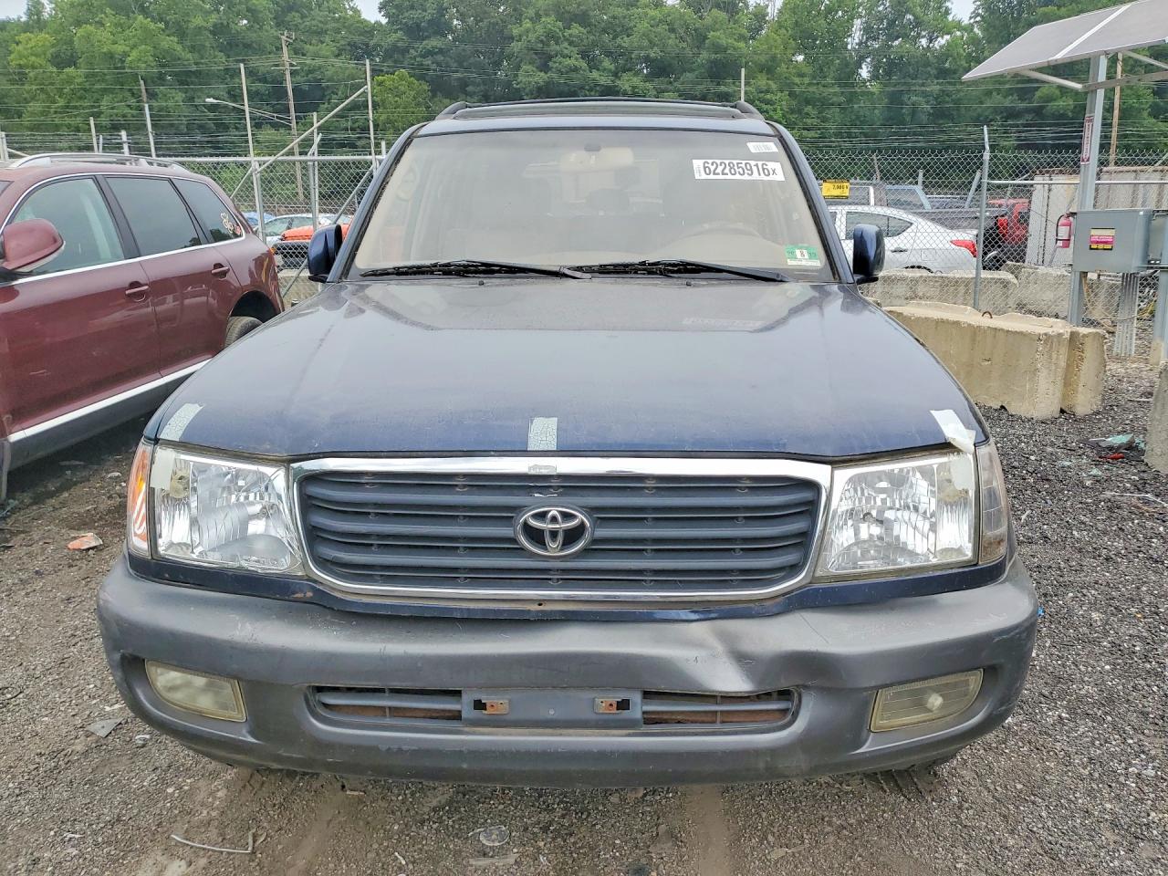 2001 Toyota Land Cruiser Base Синий vin: JTEHT05JX12009219