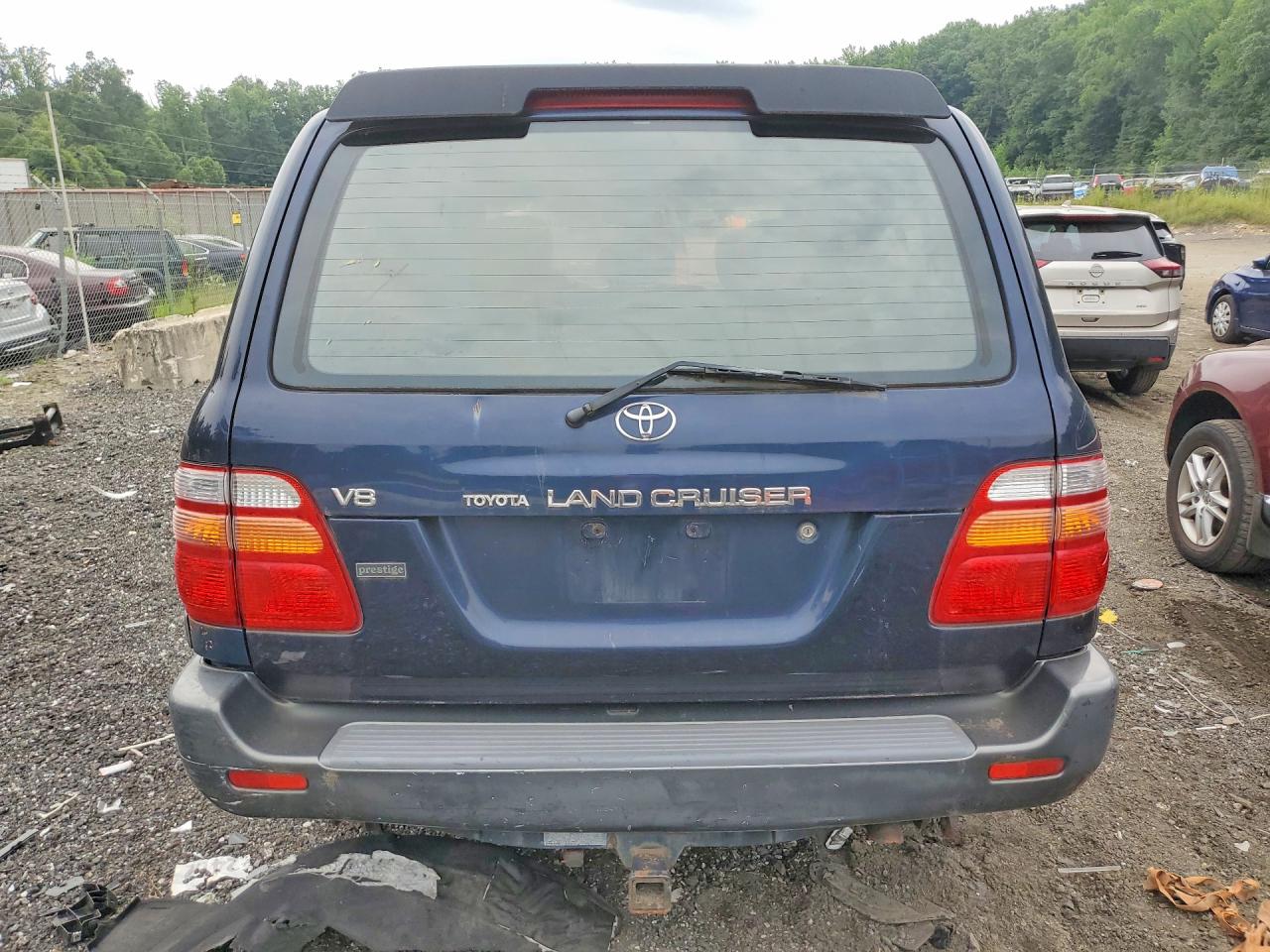 2001 Toyota Land Cruiser Base Синий vin: JTEHT05JX12009219