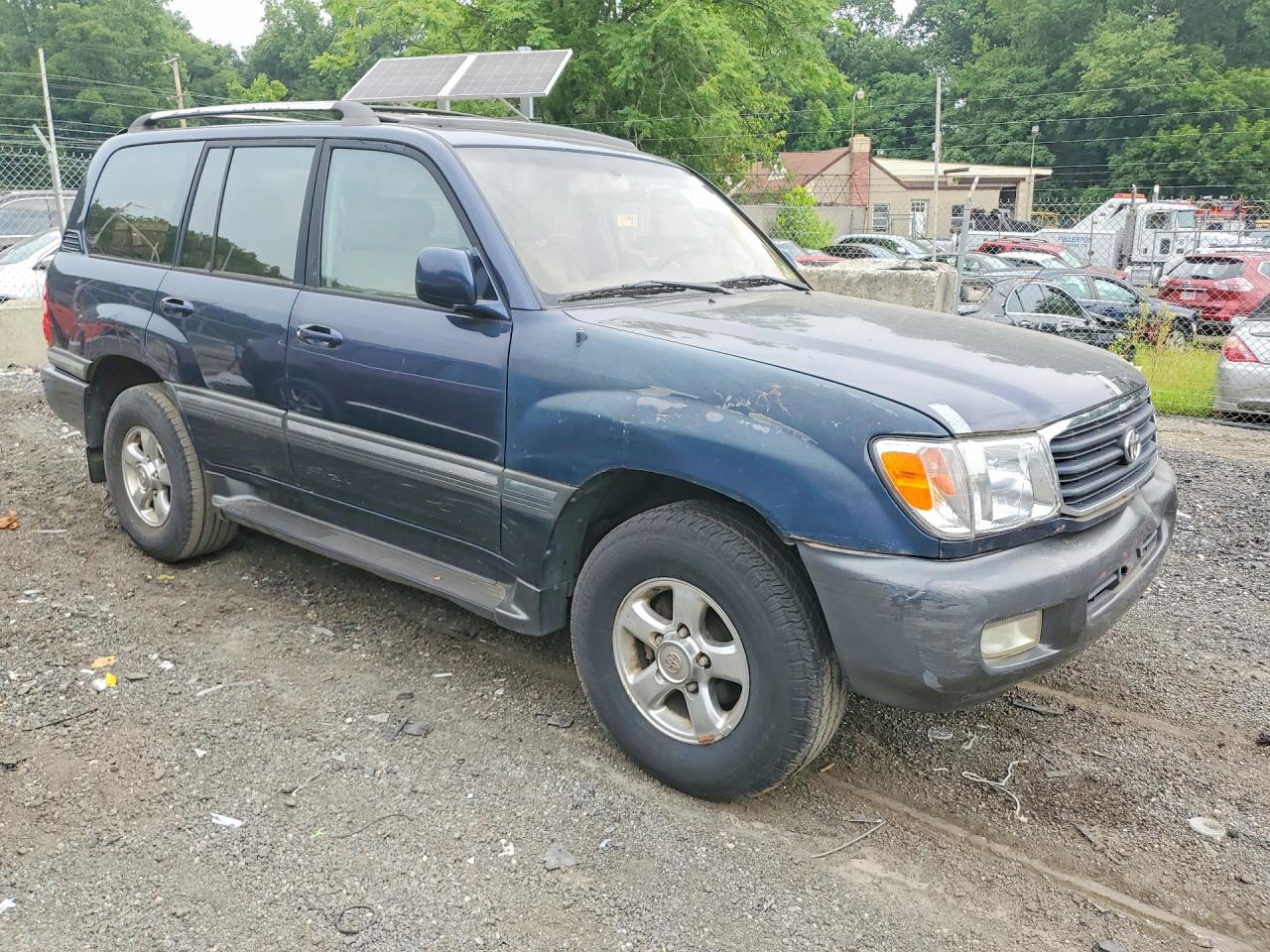 2001 Toyota Land Cruiser Base Синий vin: JTEHT05JX12009219