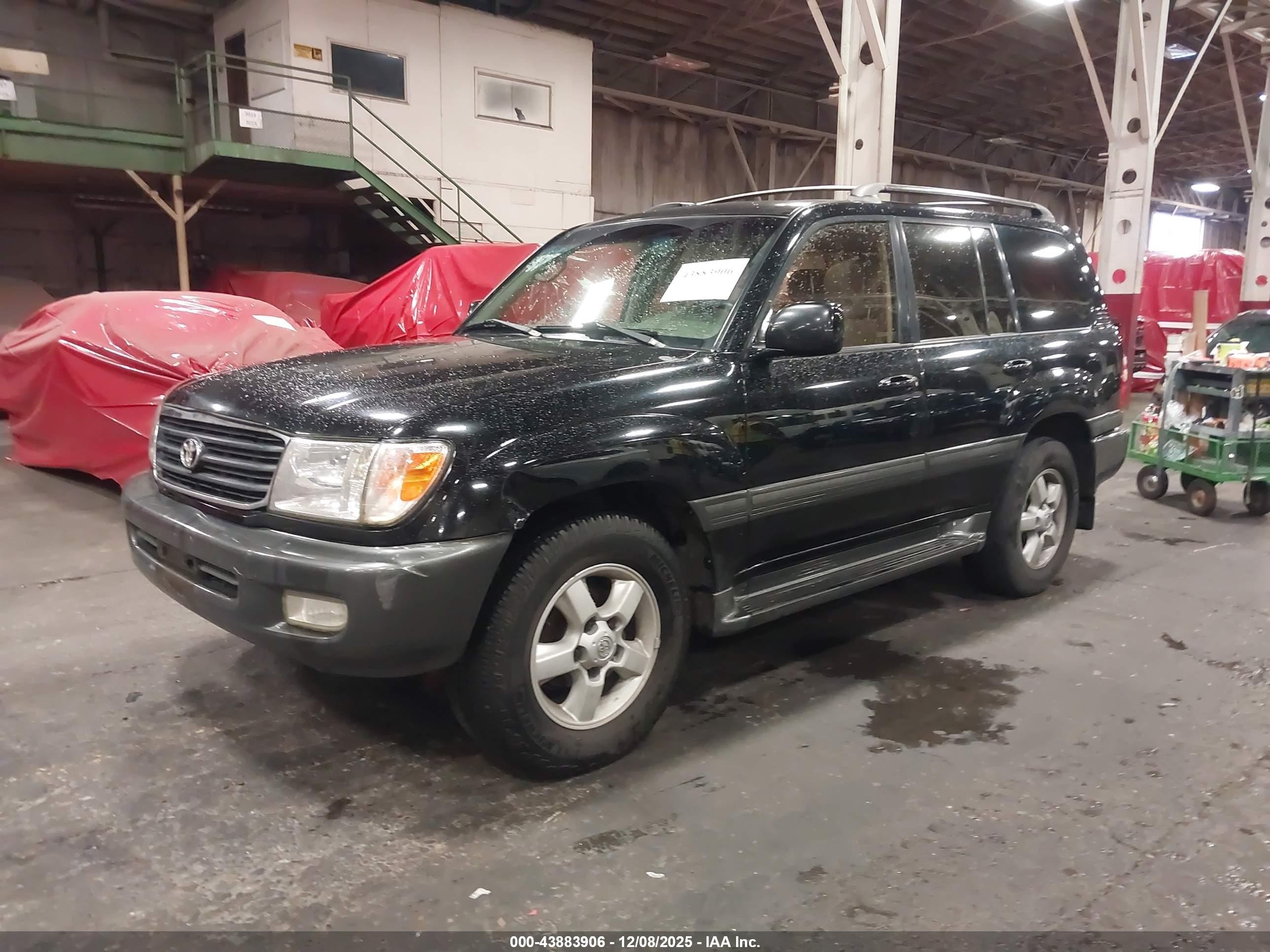 2001 Toyota Land Cruiser   Черный vin: JTEHT05JX12010743