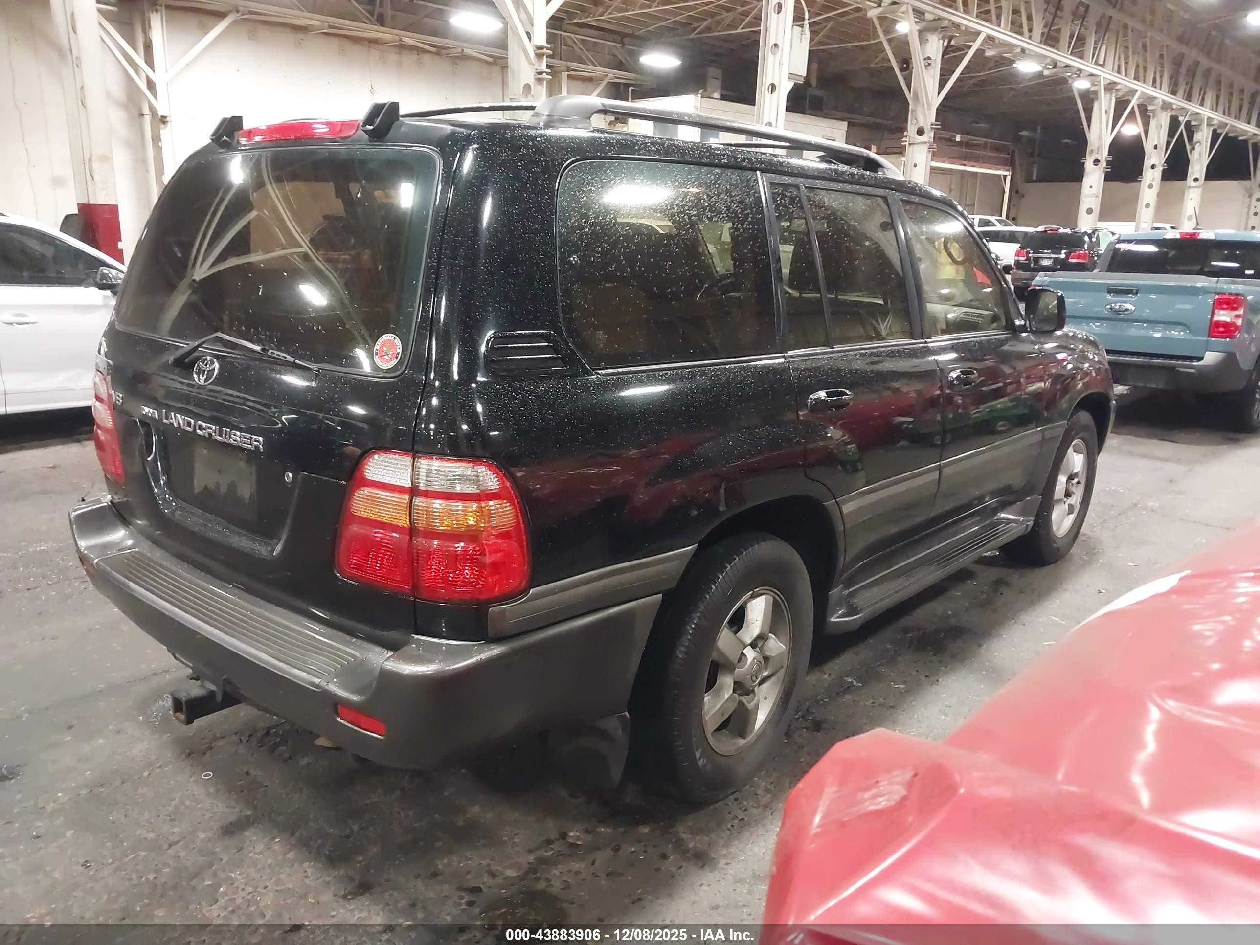 2001 Toyota Land Cruiser   Черный vin: JTEHT05JX12010743