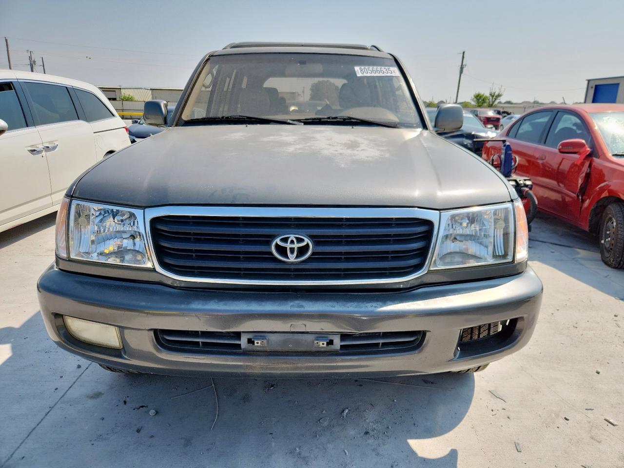 2002 Toyota Land Cruiser Gray vin: JTEHT05JX22025969