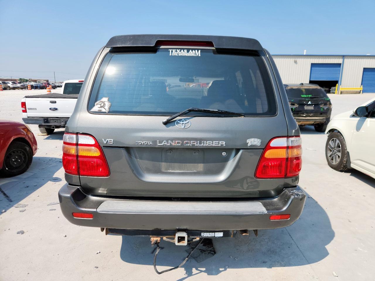 2002 Toyota Land Cruiser Gray vin: JTEHT05JX22025969
