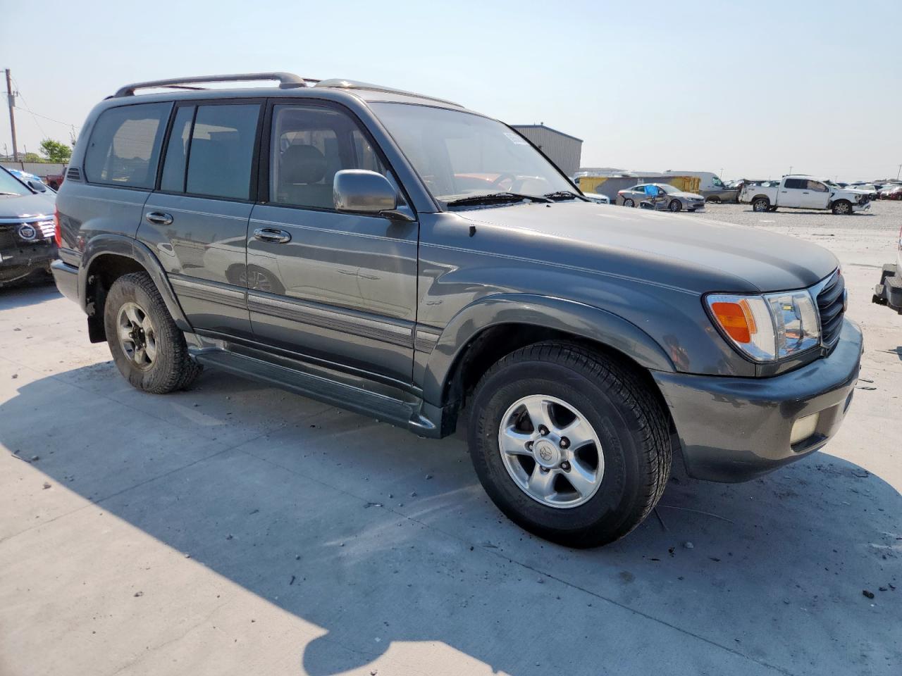2002 Toyota Land Cruiser Gray vin: JTEHT05JX22025969