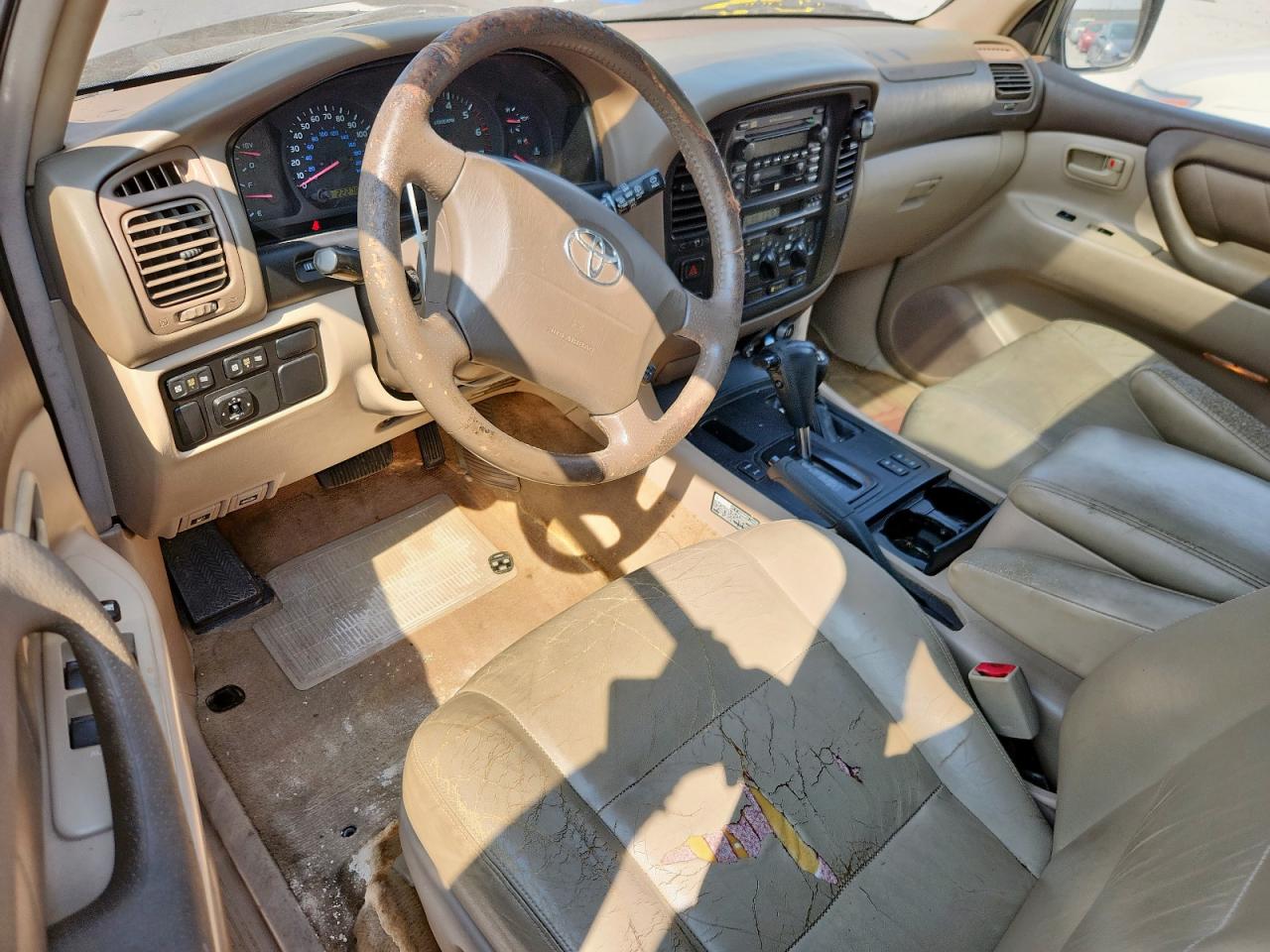 2002 Toyota Land Cruiser Gray vin: JTEHT05JX22025969