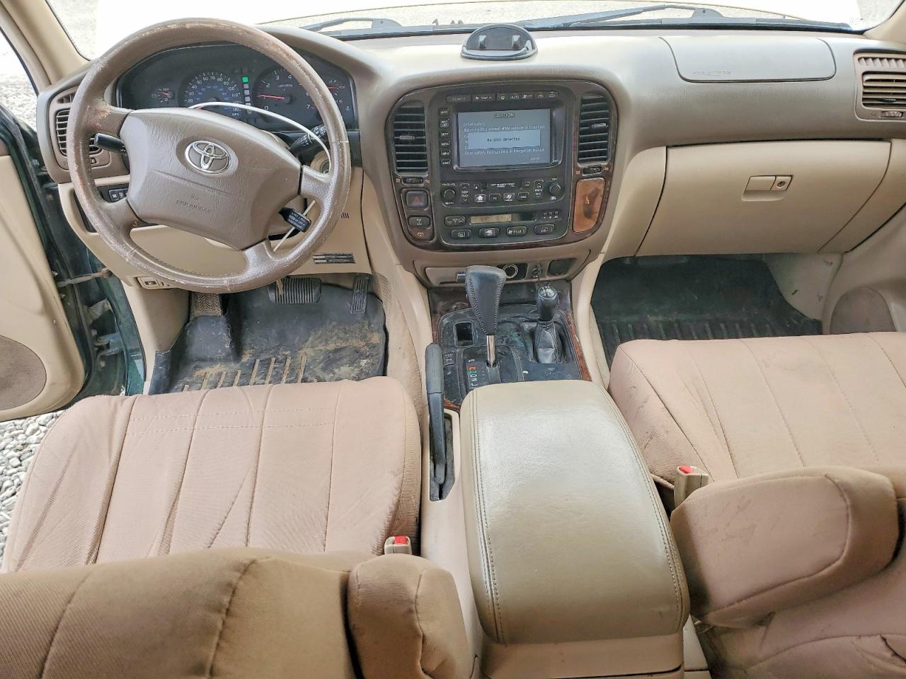 2002 Toyota Land Cruiser Base Tan vin: JTEHT05JX22028211
