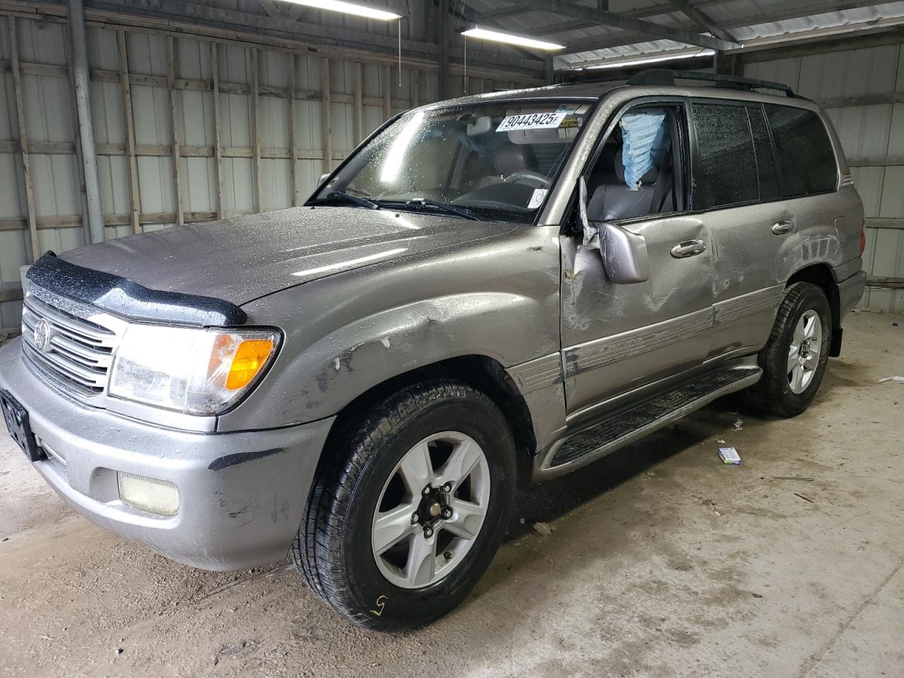 2003 Toyota Land Cruiser Base Silver vin: JTEHT05JX32041297