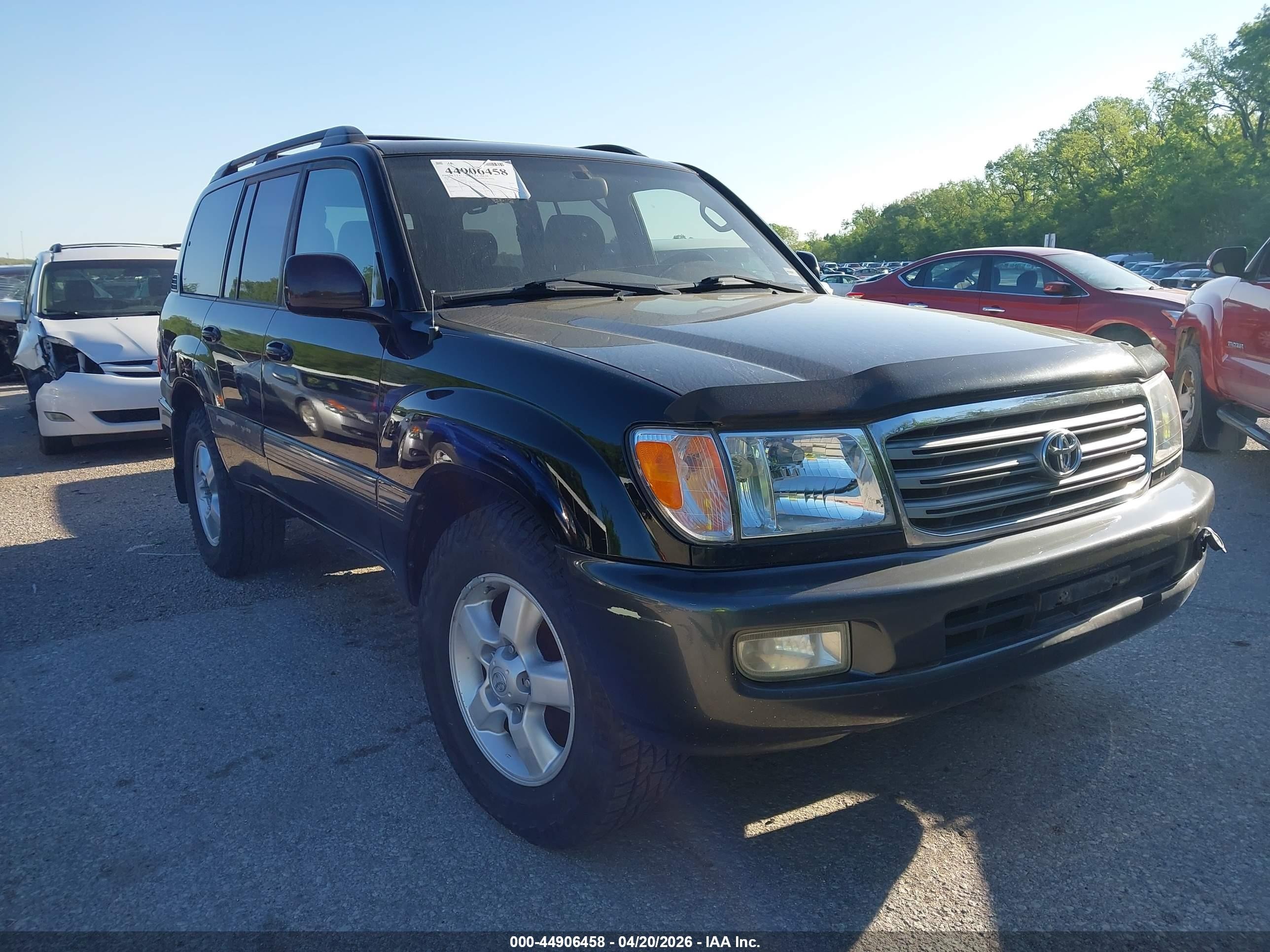 2004 Toyota Land Cruiser   Black vin: JTEHT05JX42063074
