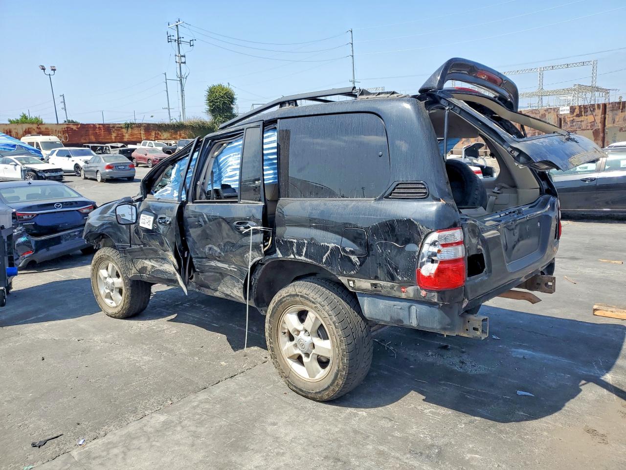 2004 Toyota Land Cruiser Base Black vin: JTEHT05JX42064368