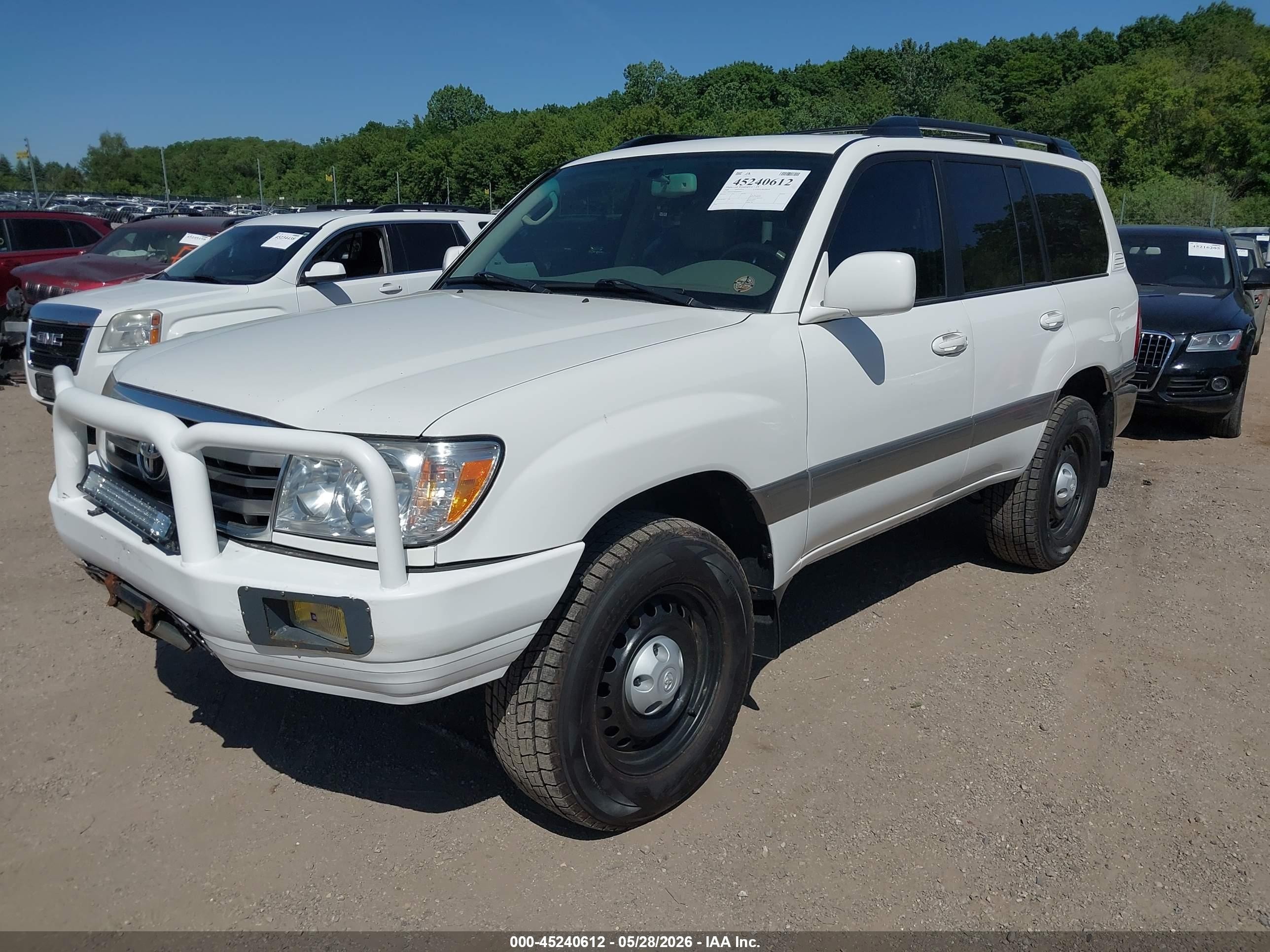 2006 Toyota Land Cruiser V8 Белый vin: JTEHT05JX62080850