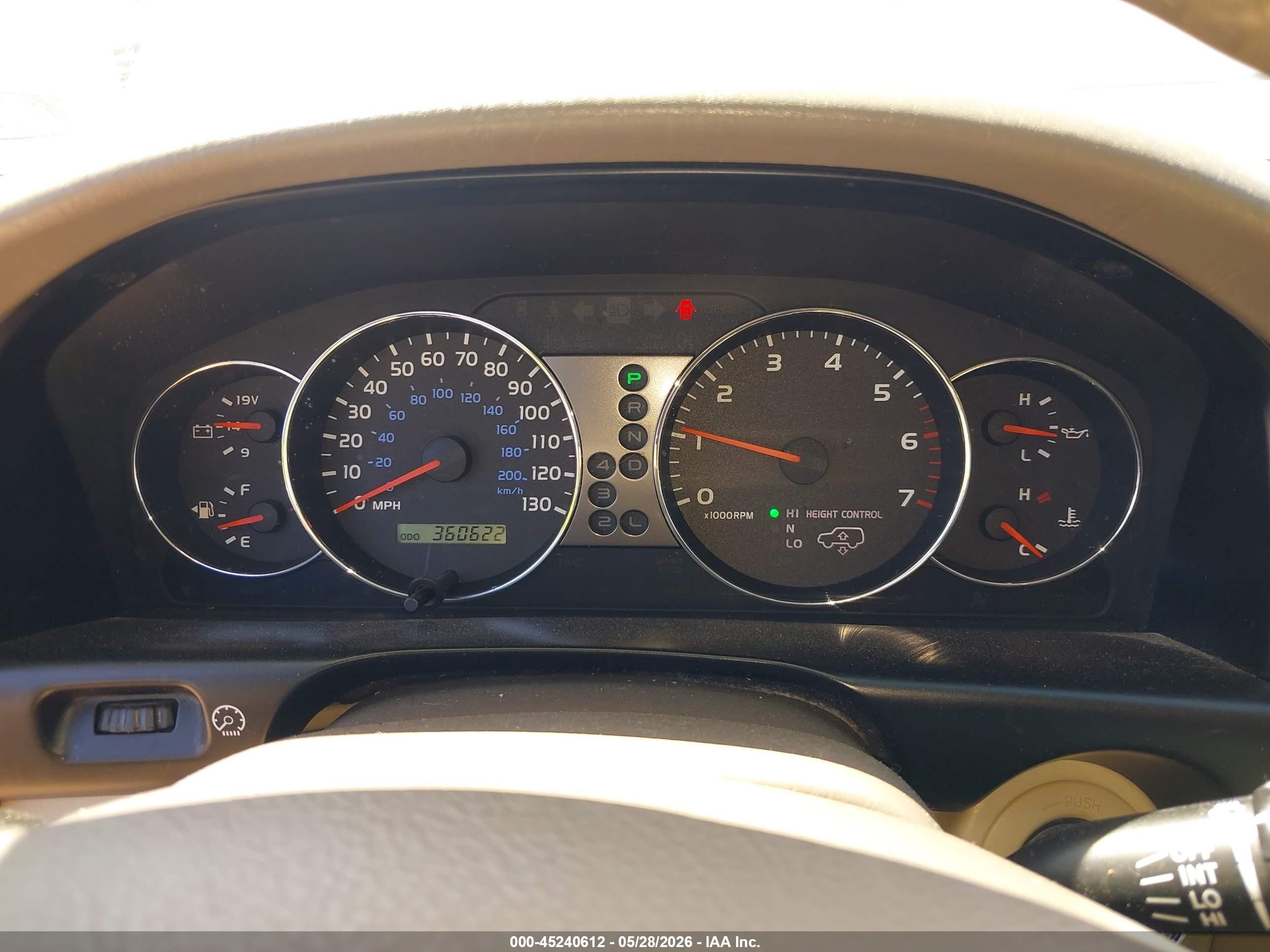 2006 Toyota Land Cruiser V8 Белый vin: JTEHT05JX62080850