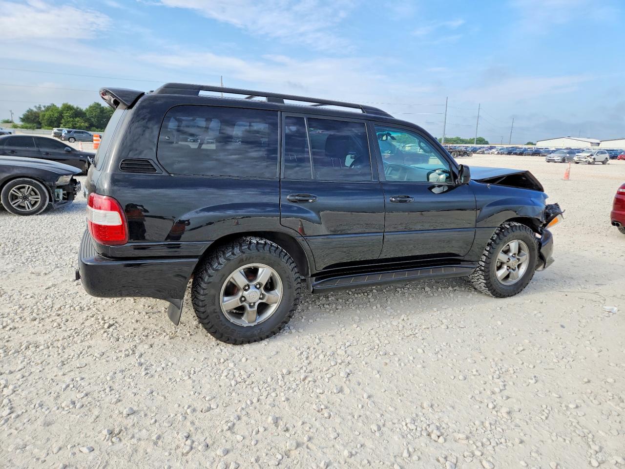2007 Toyota Land Cruiser Base Black vin: JTEHT05JX72105165