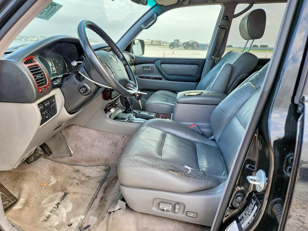 2007 Toyota Land Cruiser Base Black vin: JTEHT05JX72105165