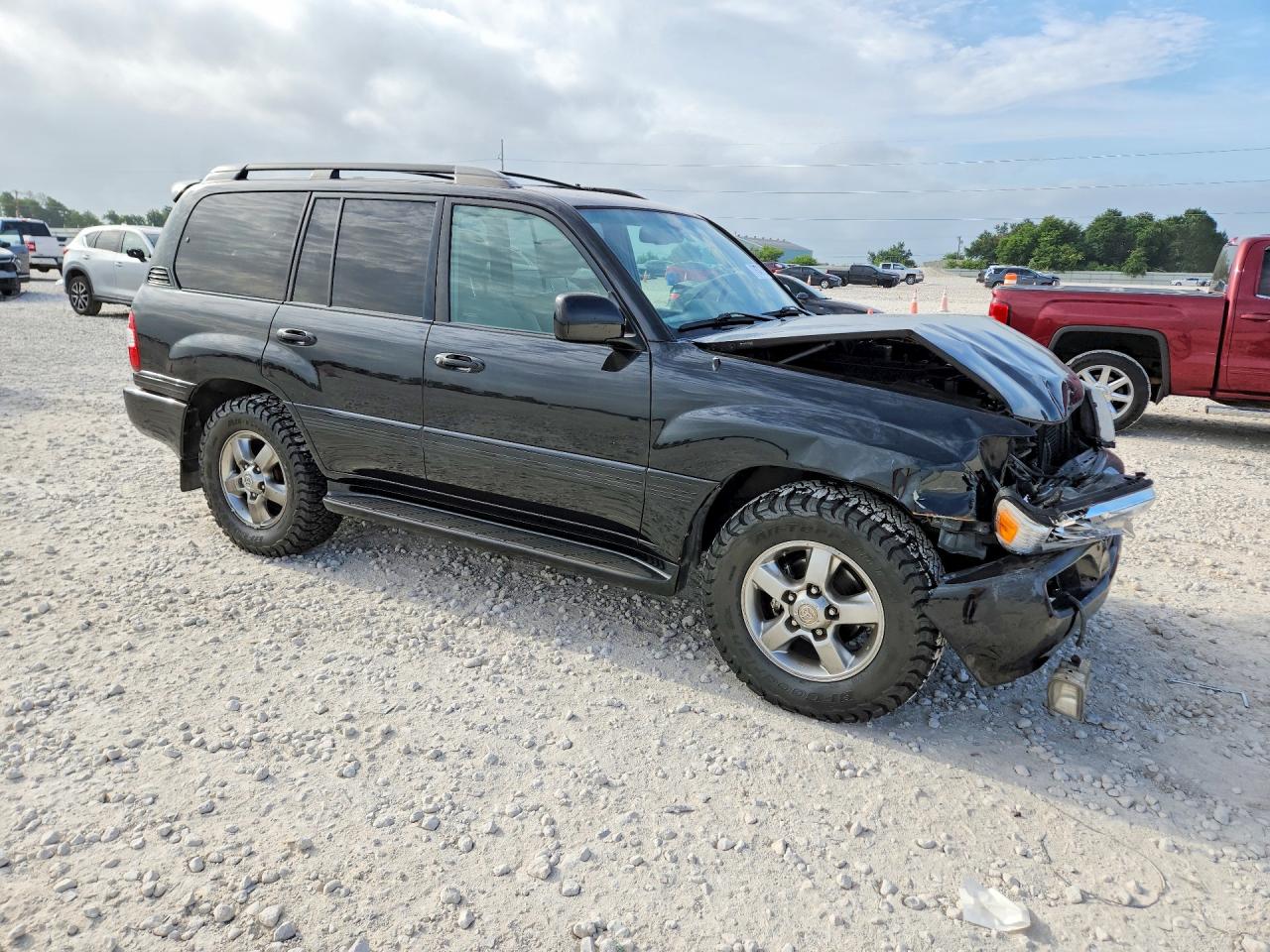 2007 Toyota Land Cruiser Base Black vin: JTEHT05JX72105165