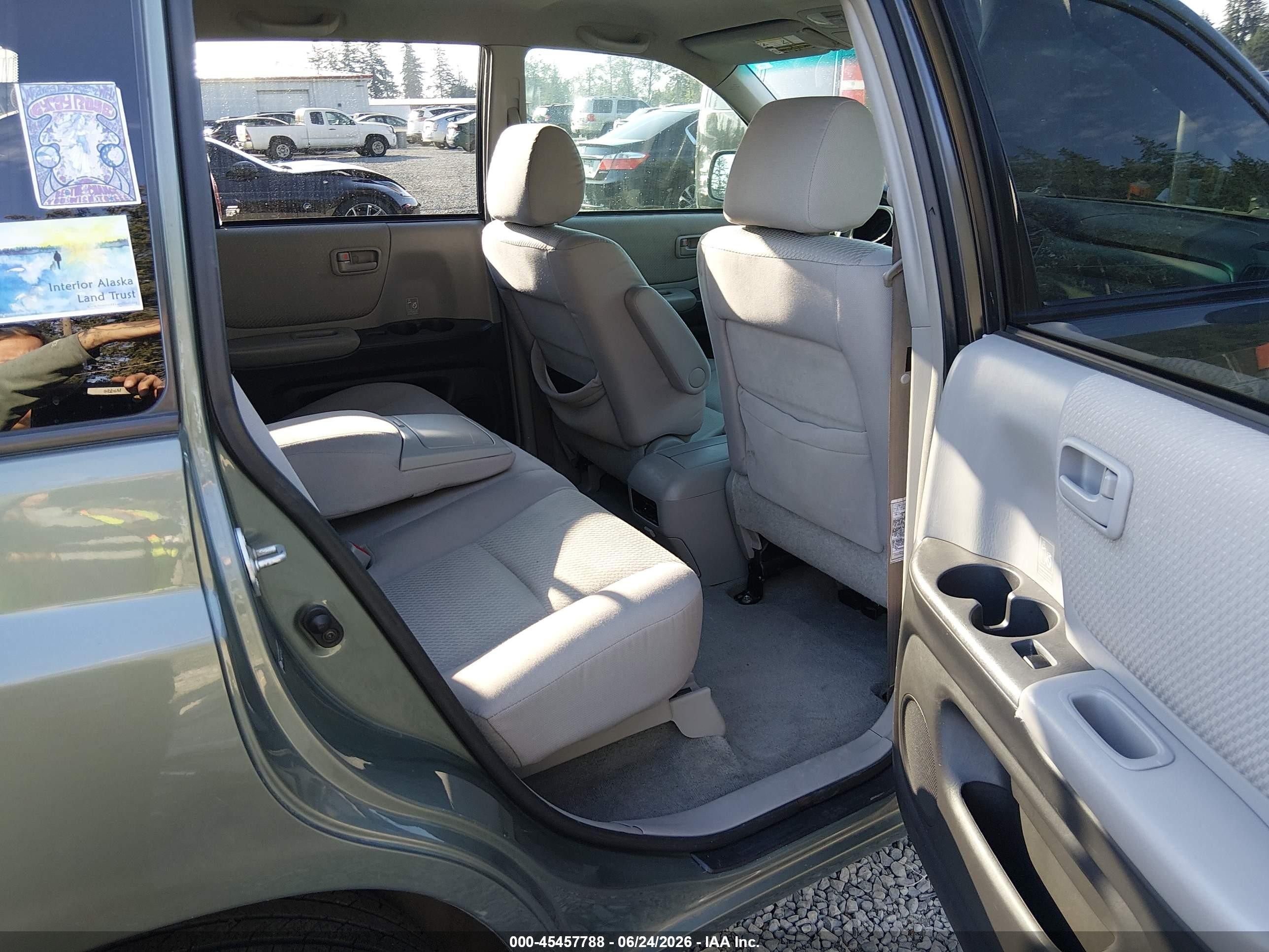 2007 Toyota Highlander Hybrid V6 Green vin: JTEHW21A570040357