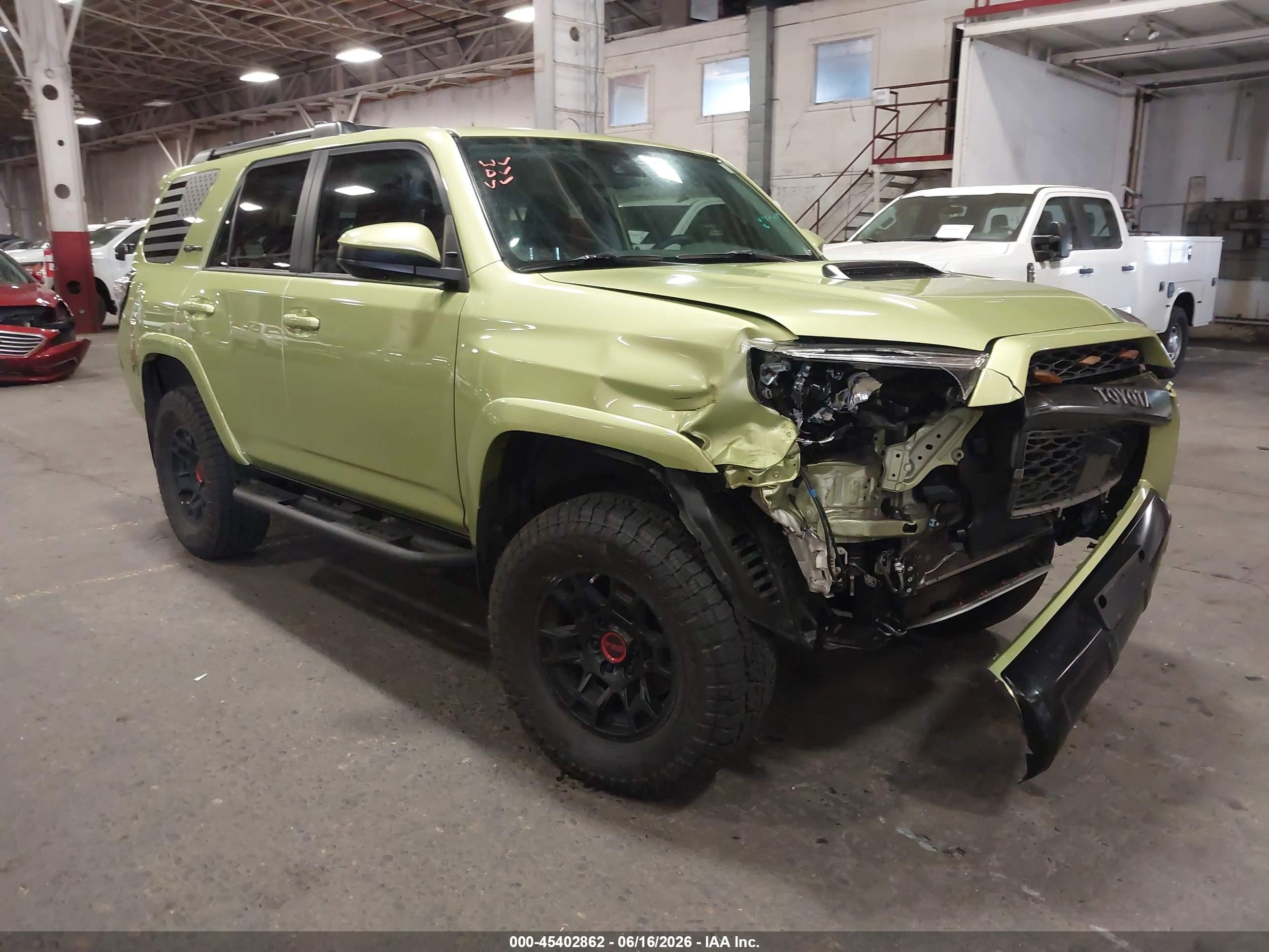 2022 Toyota 4runner Trd Pro Green vin: JTELU5JR0N6060291