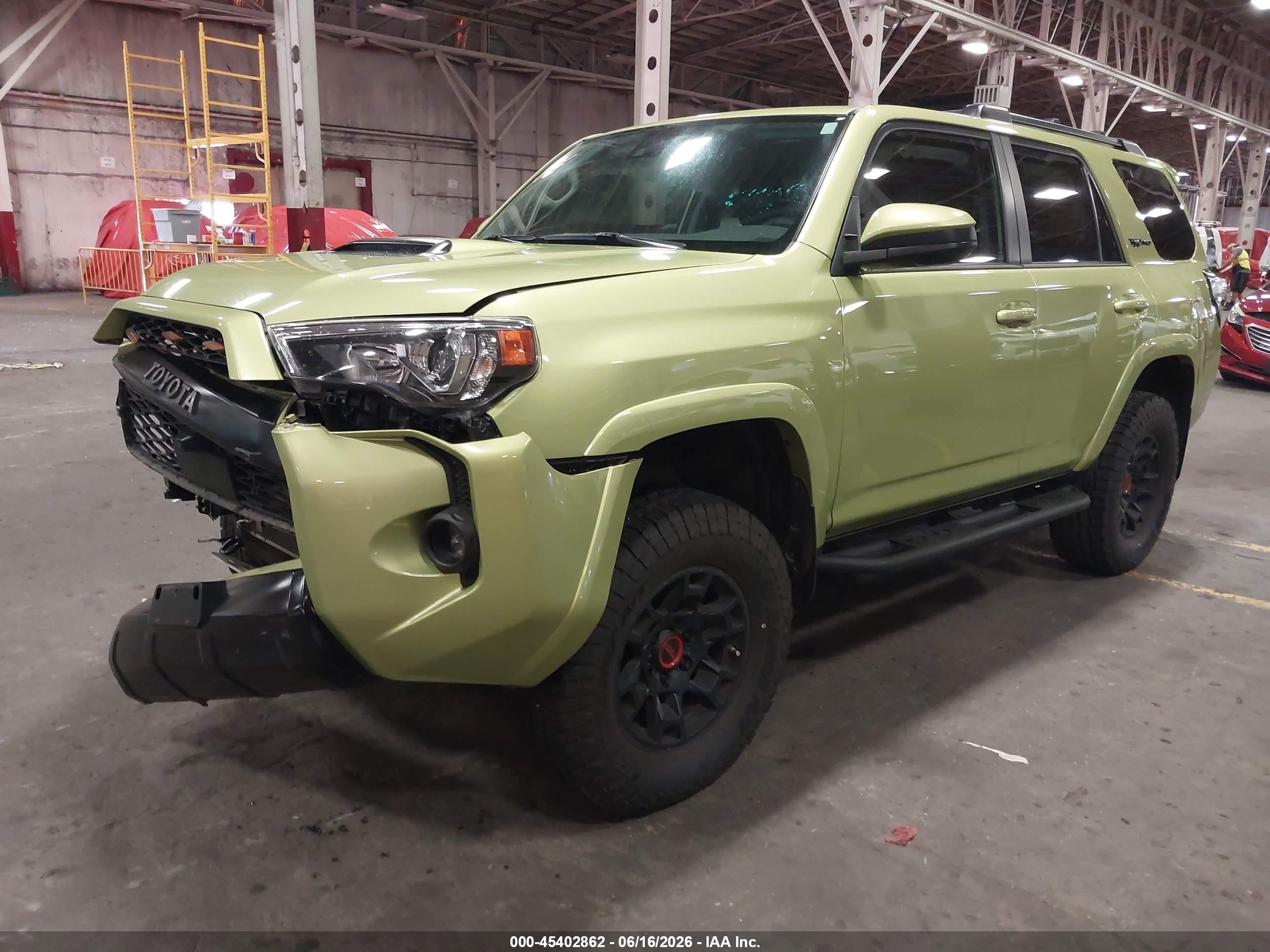 2022 Toyota 4runner Trd Pro Green vin: JTELU5JR0N6060291
