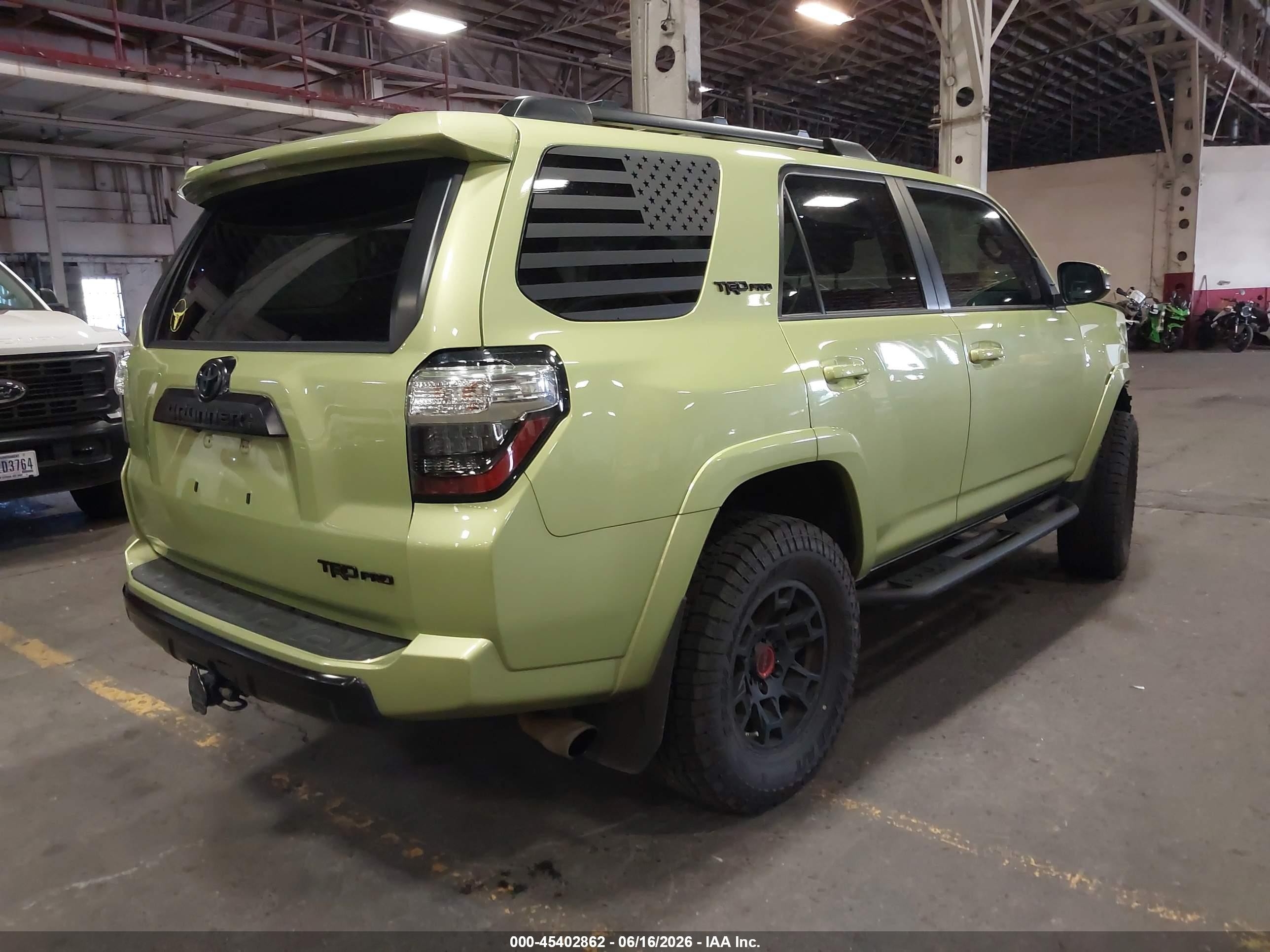 2022 Toyota 4runner Trd Pro Green vin: JTELU5JR0N6060291