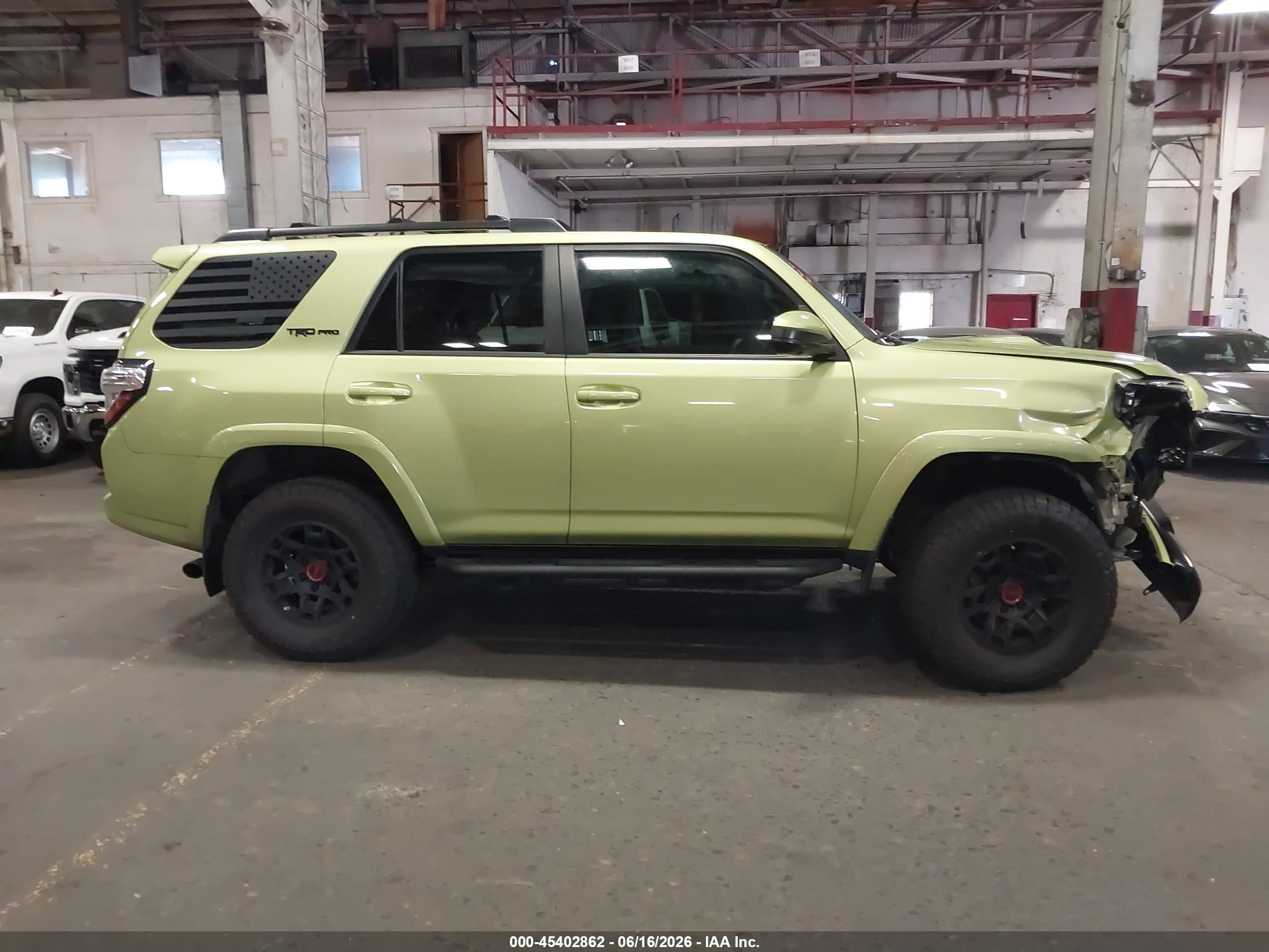 2022 Toyota 4runner Trd Pro Green vin: JTELU5JR0N6060291